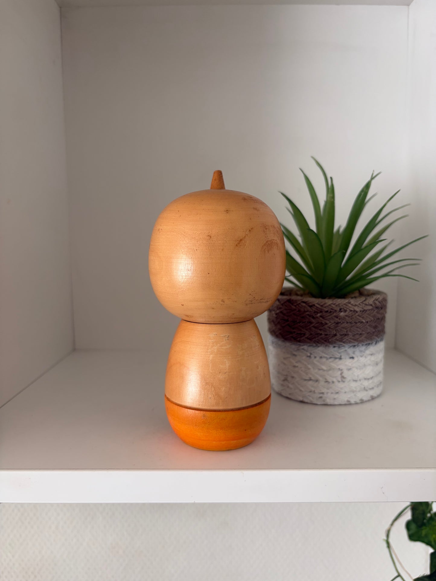 Rare vintage Oni kokeshi by Sato Suigai (1920-)