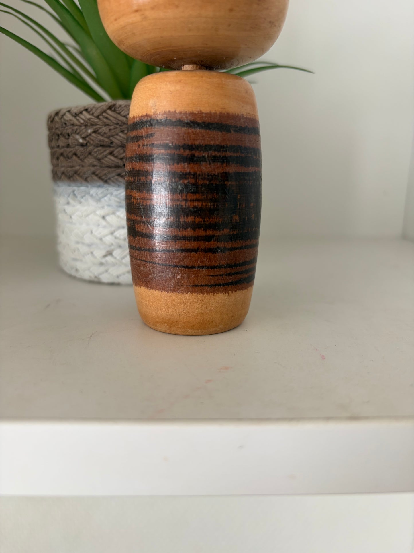 Rare Vintage Creative Kokeshi by renowned artisan Ikuyoshi Yokozuka