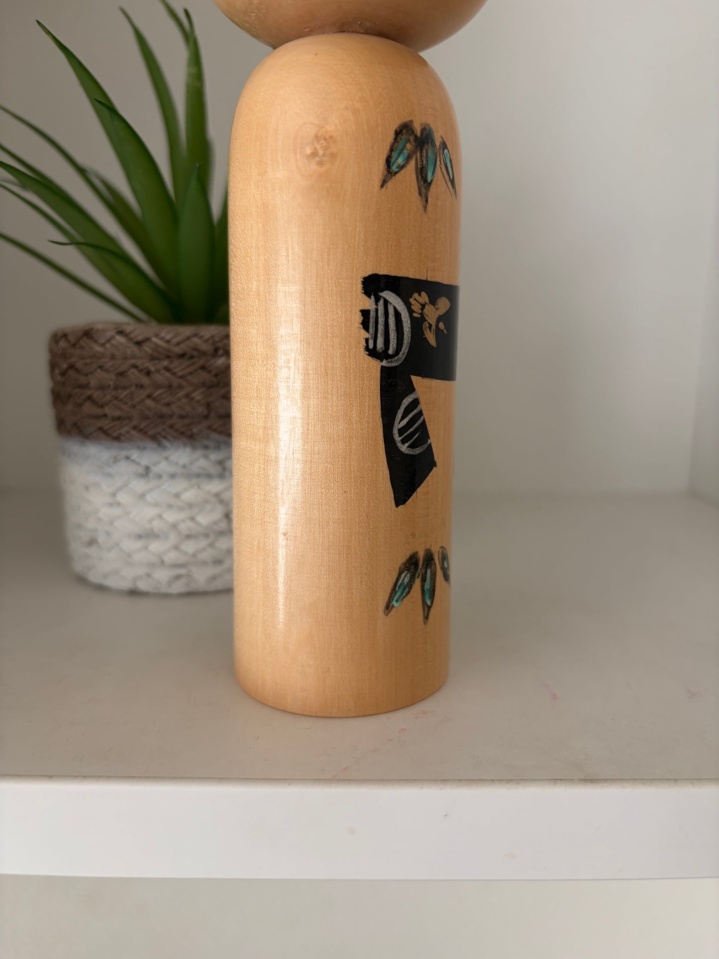 Vintage Creative Kokeshi By Takahashi Akinori (1957-)