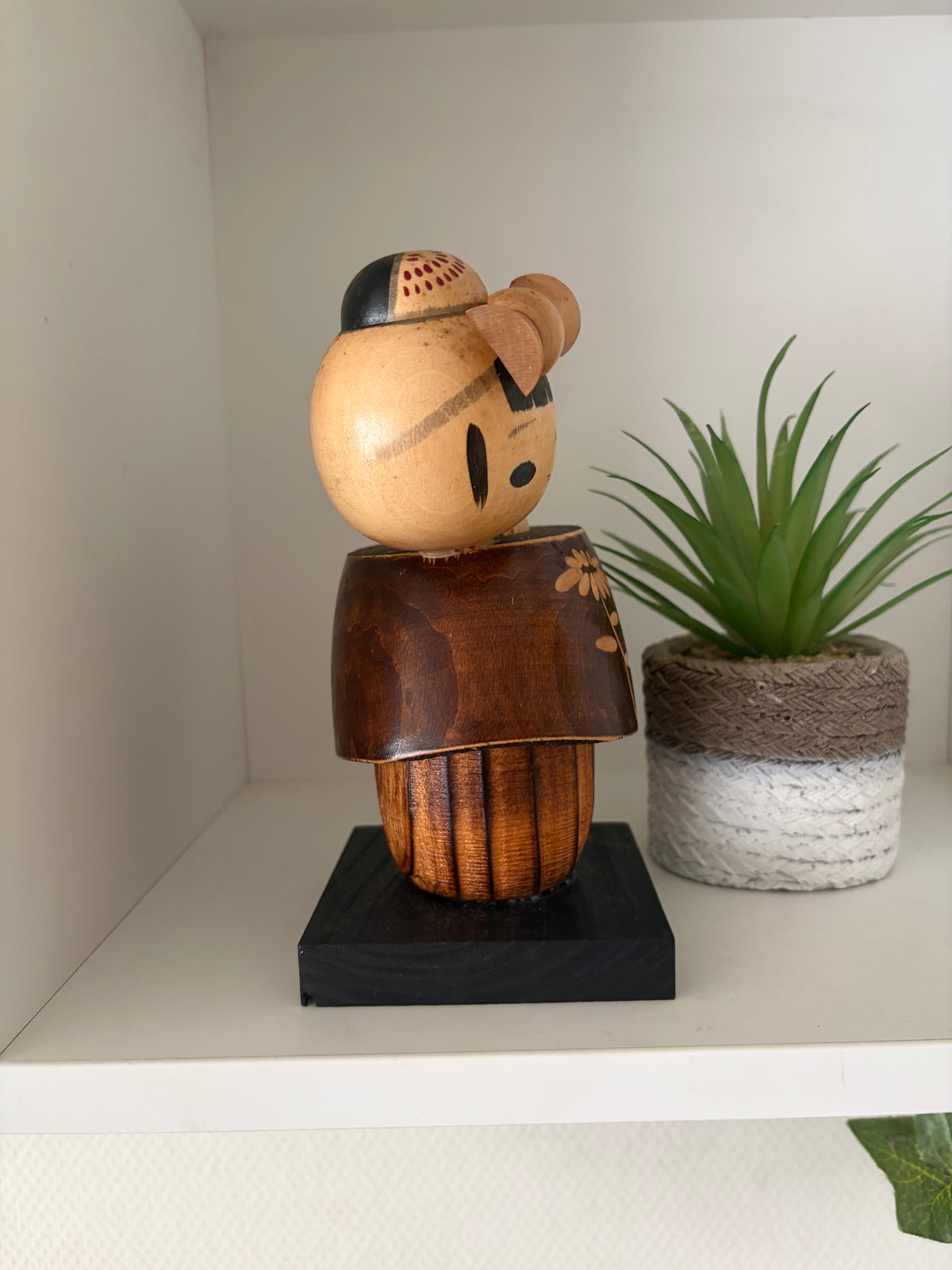 Vintage Sosaku kokeshi by Isamu Yamakawa - Mother and child