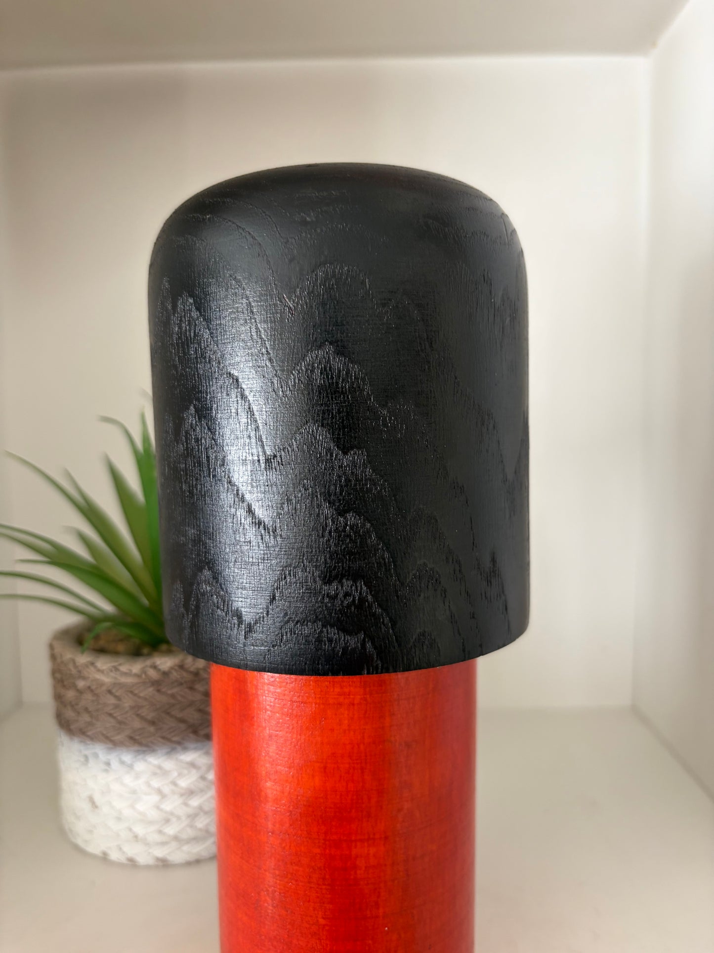 Vintage Gumma kokeshi by Kazuo Takamizawa (1927-)