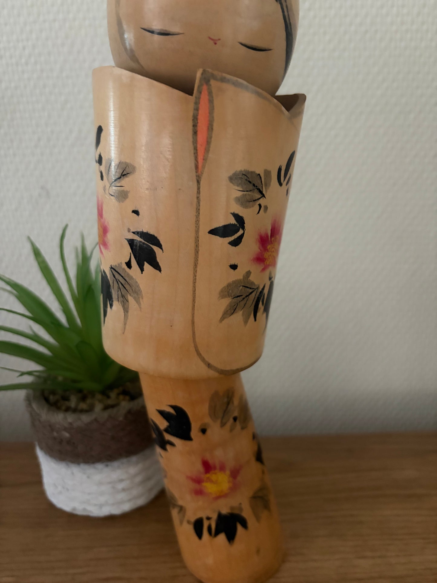 Vintage Sosaku kokeshi by Kazuo Takamizawa (1927-)