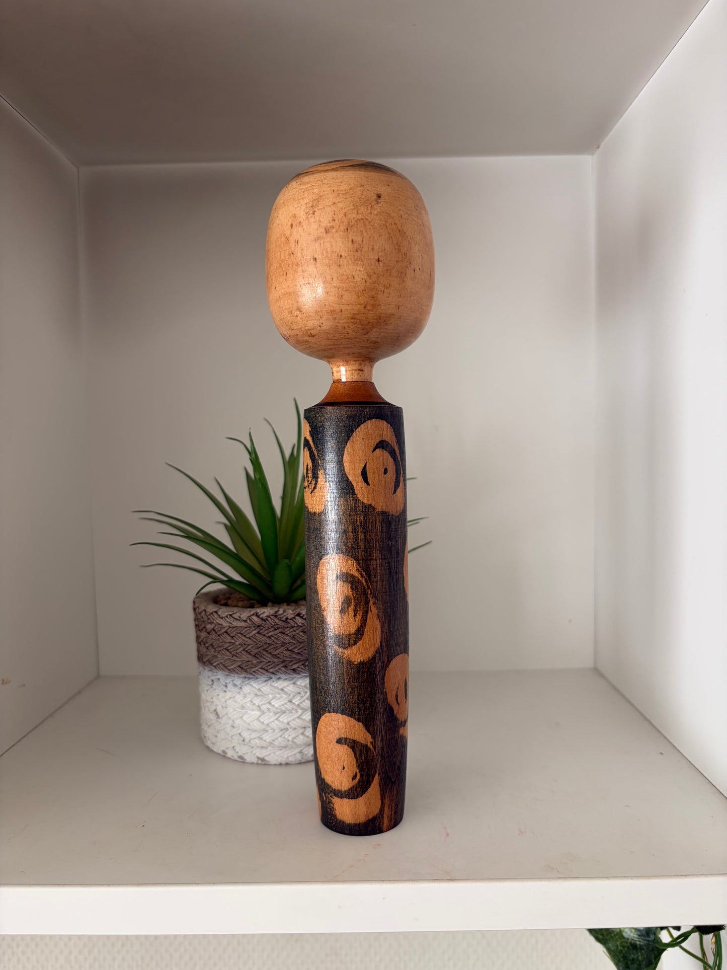 Rare Vintage Creative Kokeshi By Kahei Katase (1922-2015)