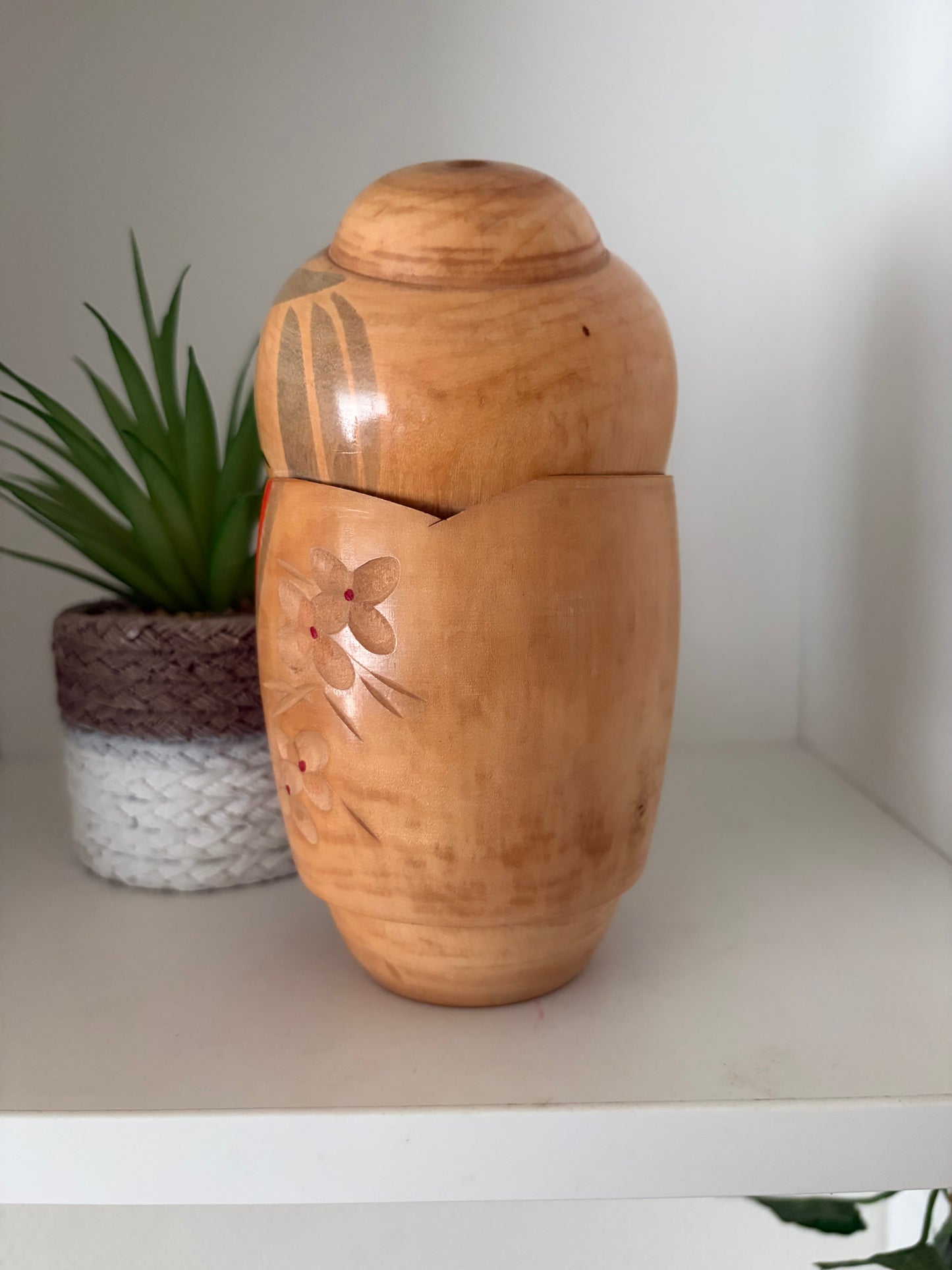 Rare vintage Sosaku kokeshi by Inosuke Kobayashi (1931-)