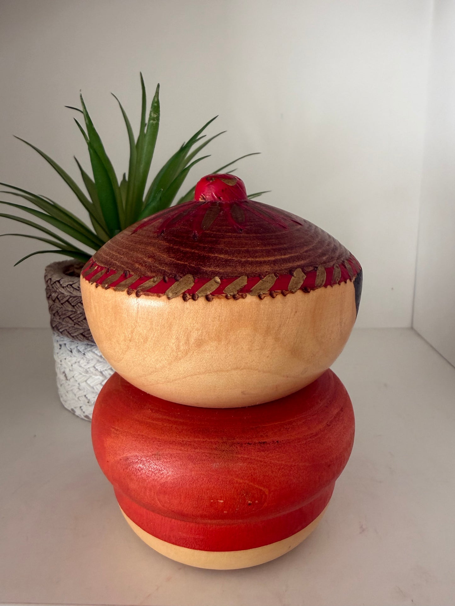 Rare Vintage Creative Kokeshi By Hiroe Fukushima