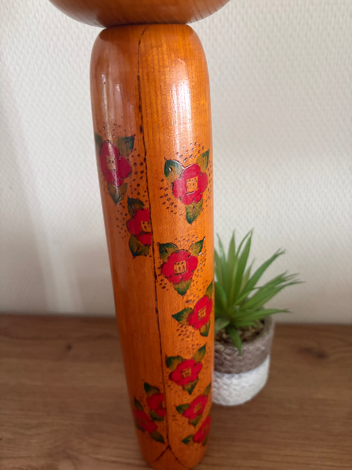 Vintage Sosaku kokeshi by Toa Sekiguchi (1942-) - Dated 1979