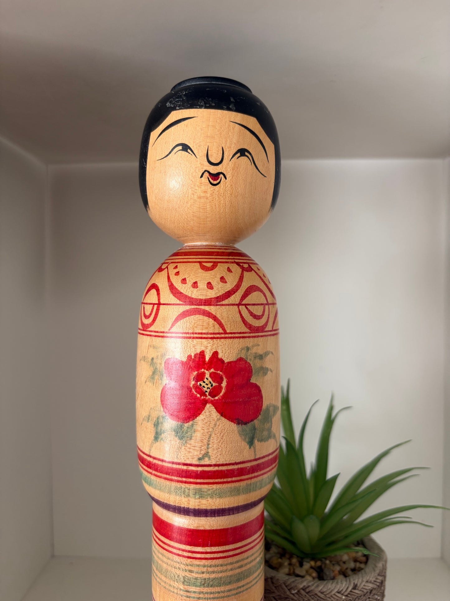 Vintage Tsugaro Kokeshi by Okuse Tetsunori (1940-1992)