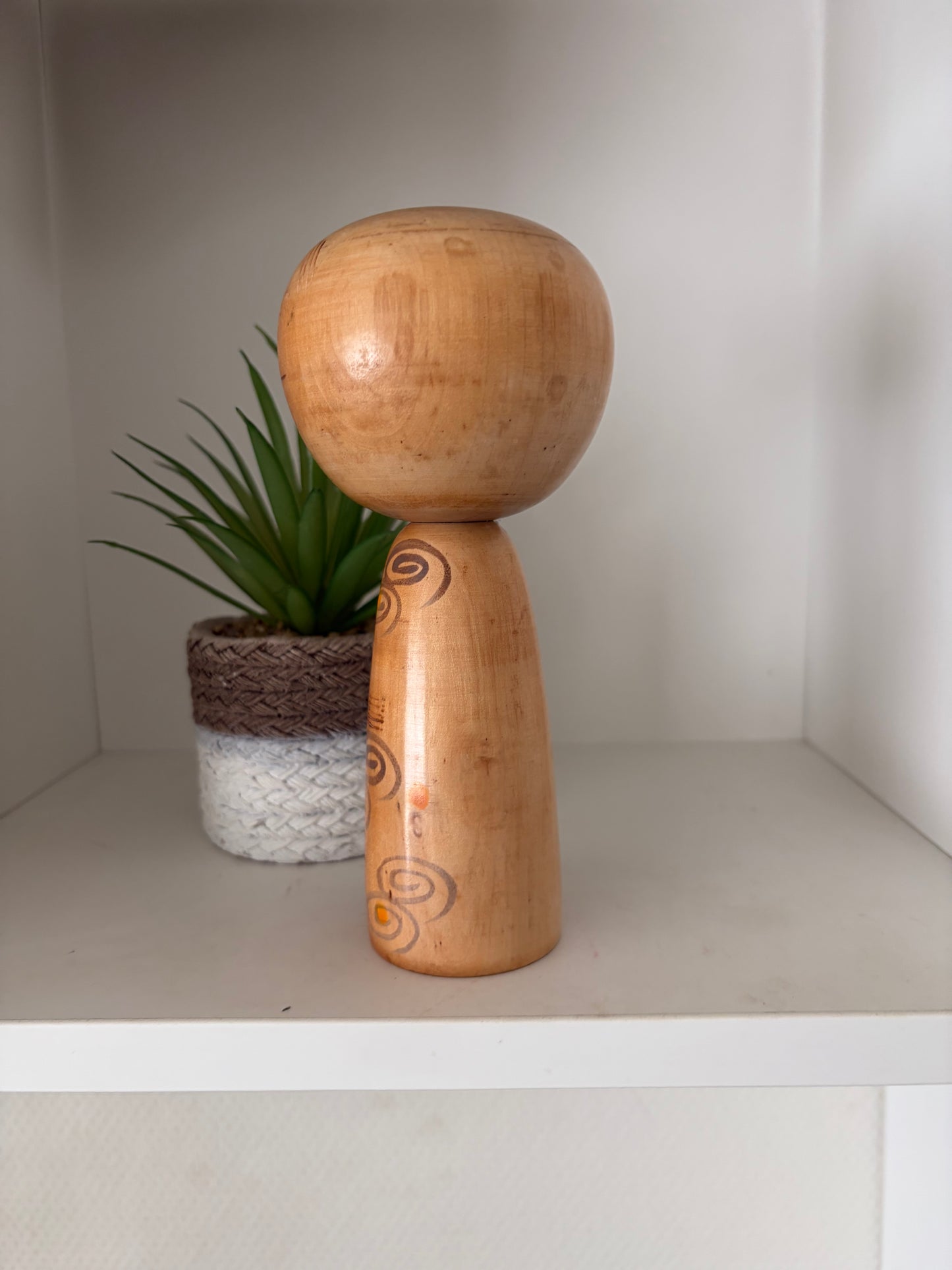 Rare vintage Sosaku kokeshi by Yuji Kawase (1938-)