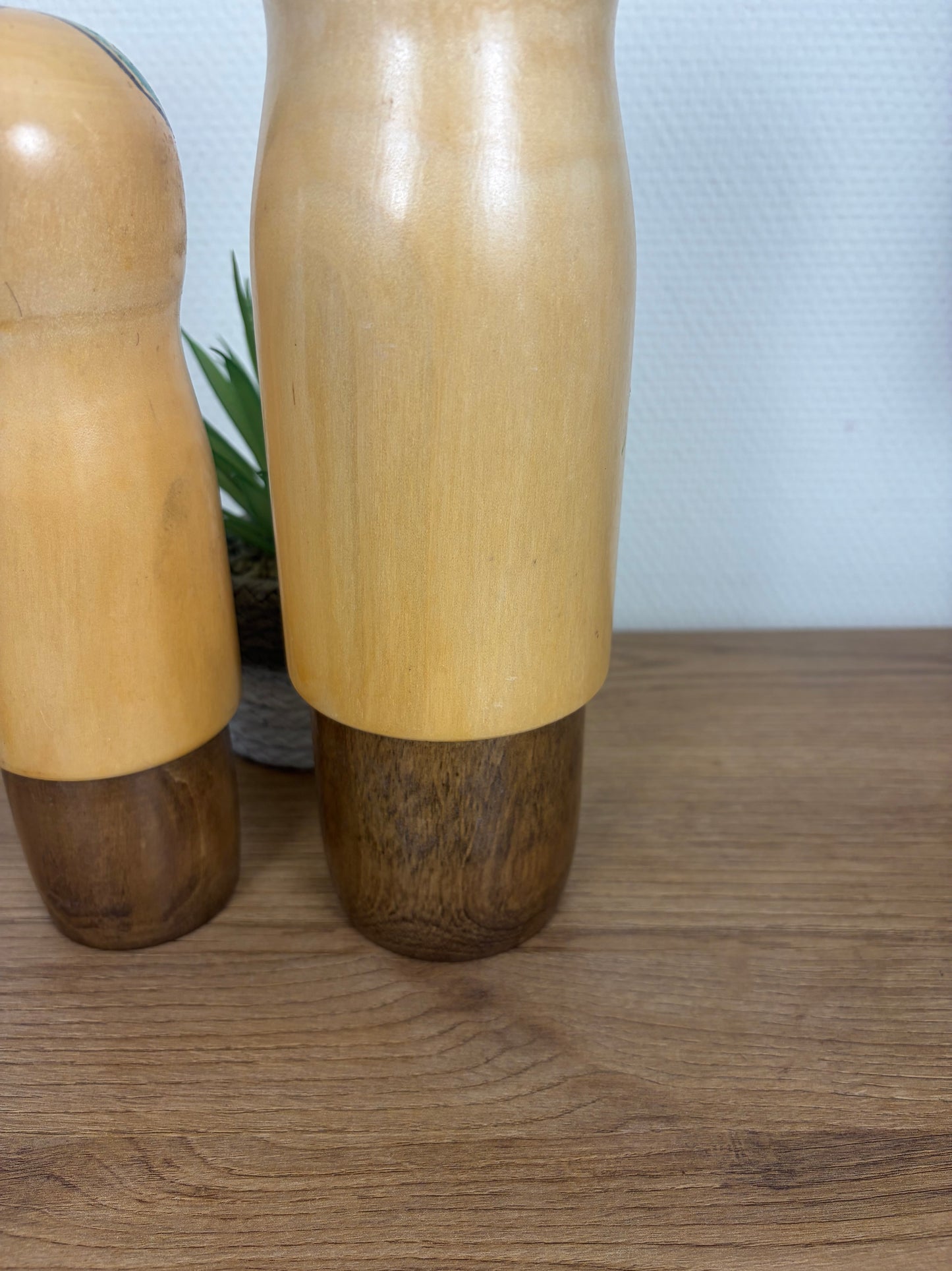 Rare set of Sosaku kokeshi by Kaganuma Masayuki - Mother and child