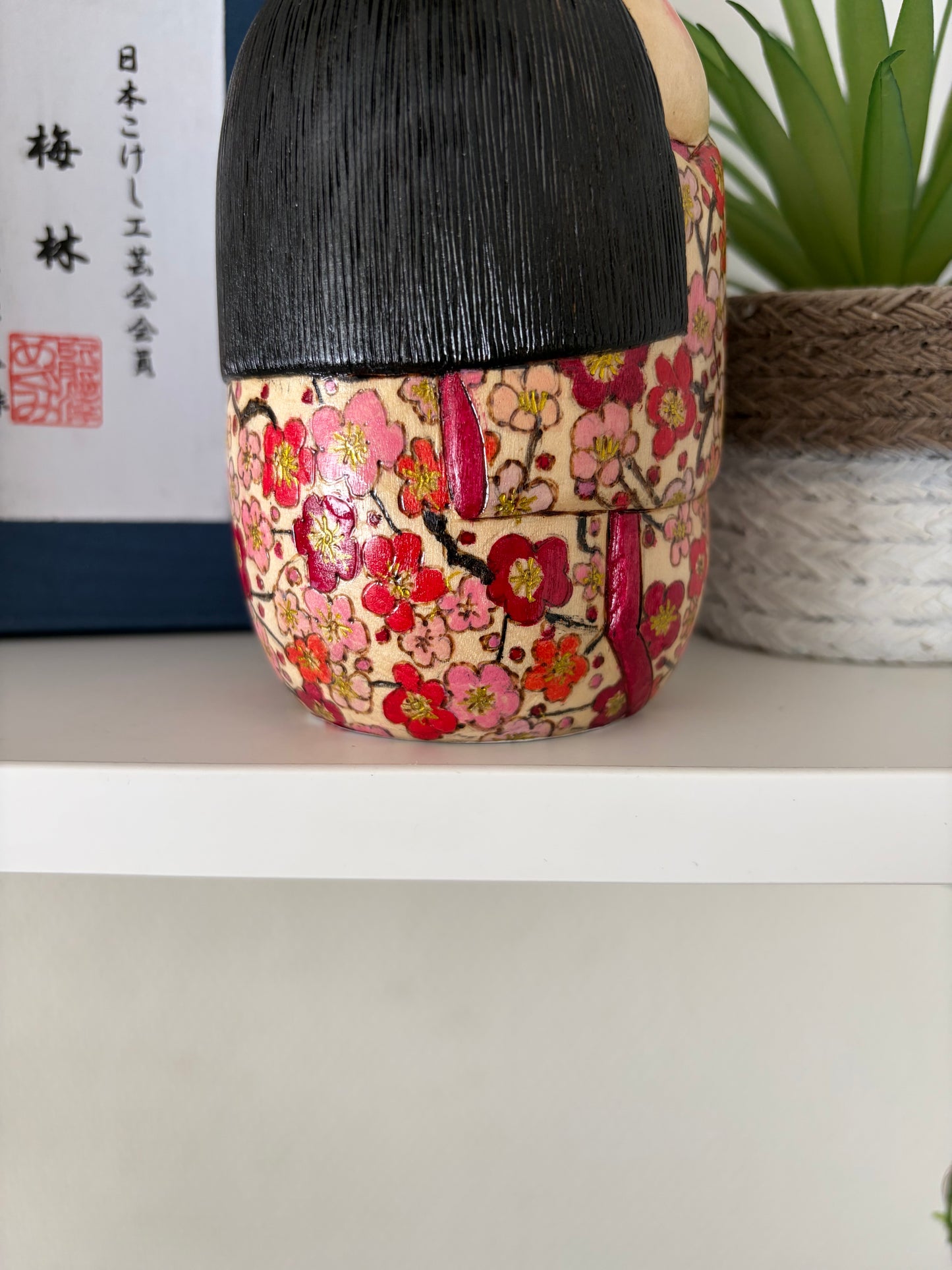 One off a kind Sosaku kokeshi by Megumi Nozawa