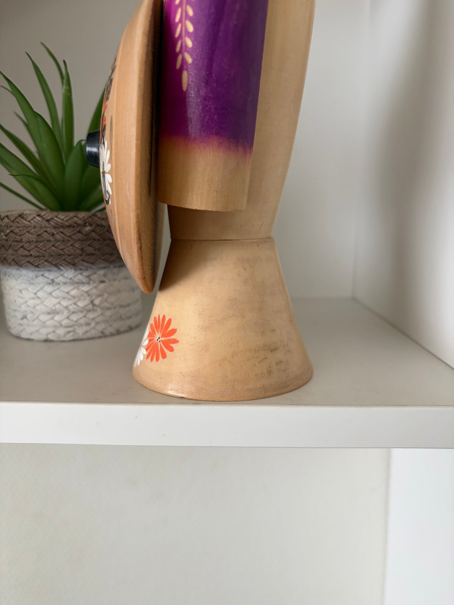Vintage Sosaku kokeshi by Sadao Kishi (1932-1998)