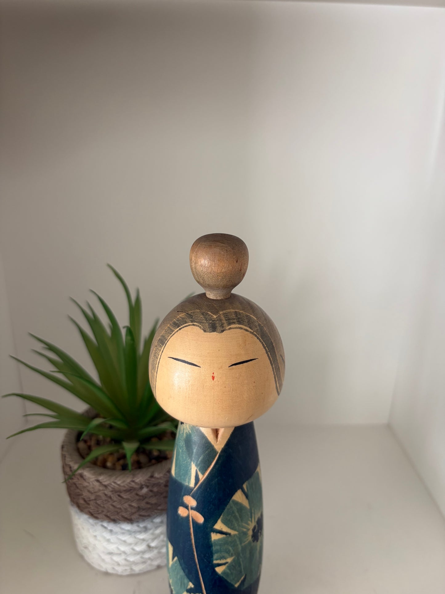Vintage creative kokeshi by Issetsu Kuribayashi (1924-2011)