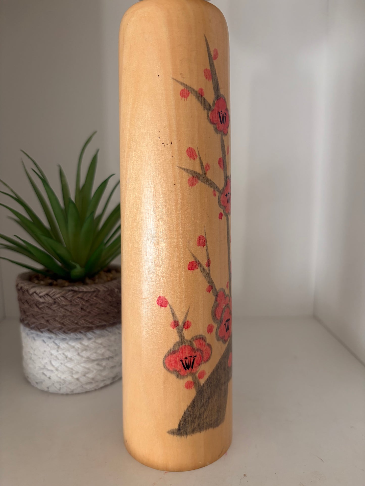 Vintage Sosaku kokeshi by Eiko Shibata (1924-) - Dated 1990
