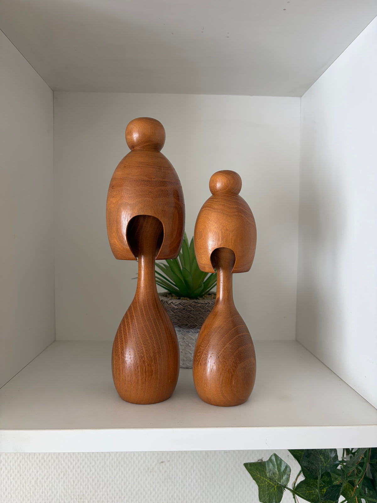 Exclusive set Sosaku kokeshi by Yuji Kawase (1938-)