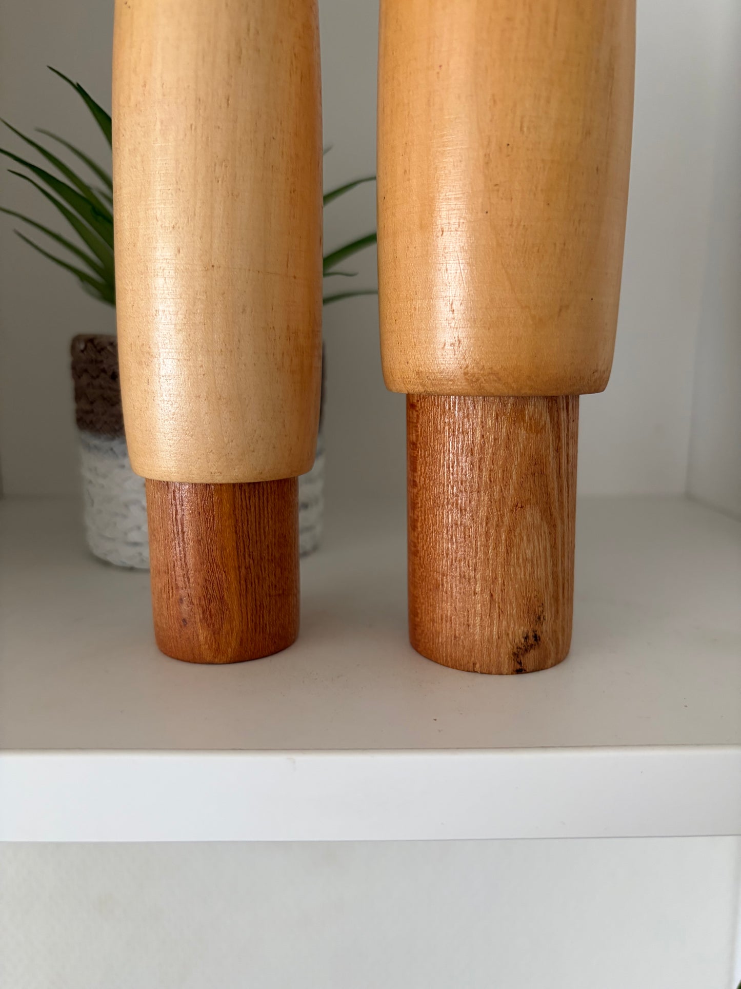 Rare Vintage set creative kokeshi by Shozan Shido (1932-1995)