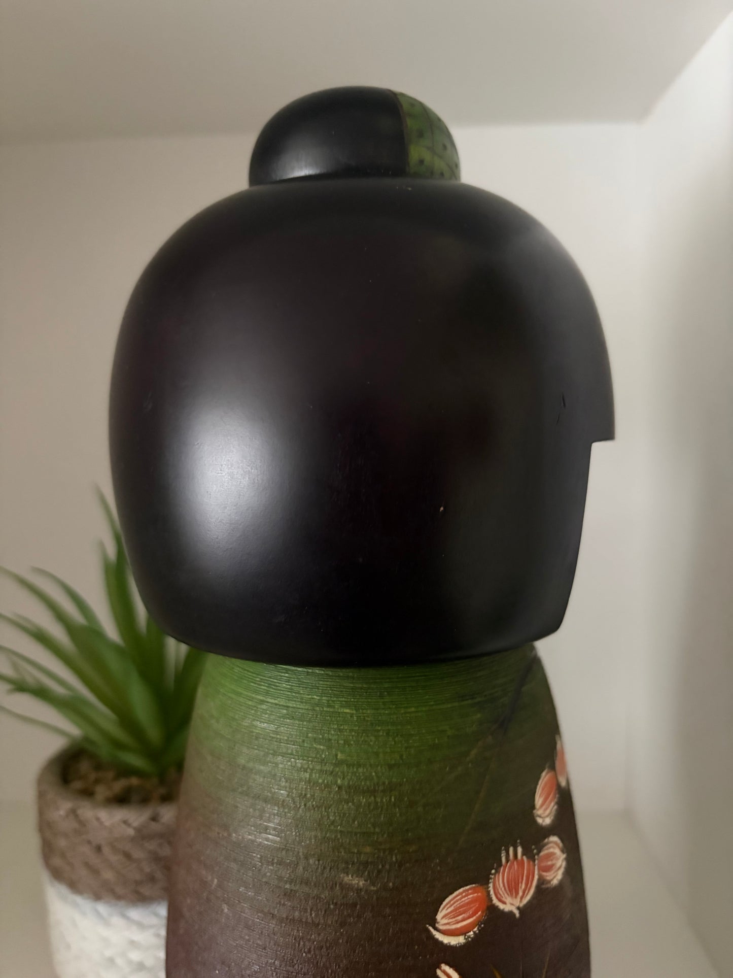 Vintage Gumma kokeshi by Masae Fujikawa (1942-2015)- 27cm