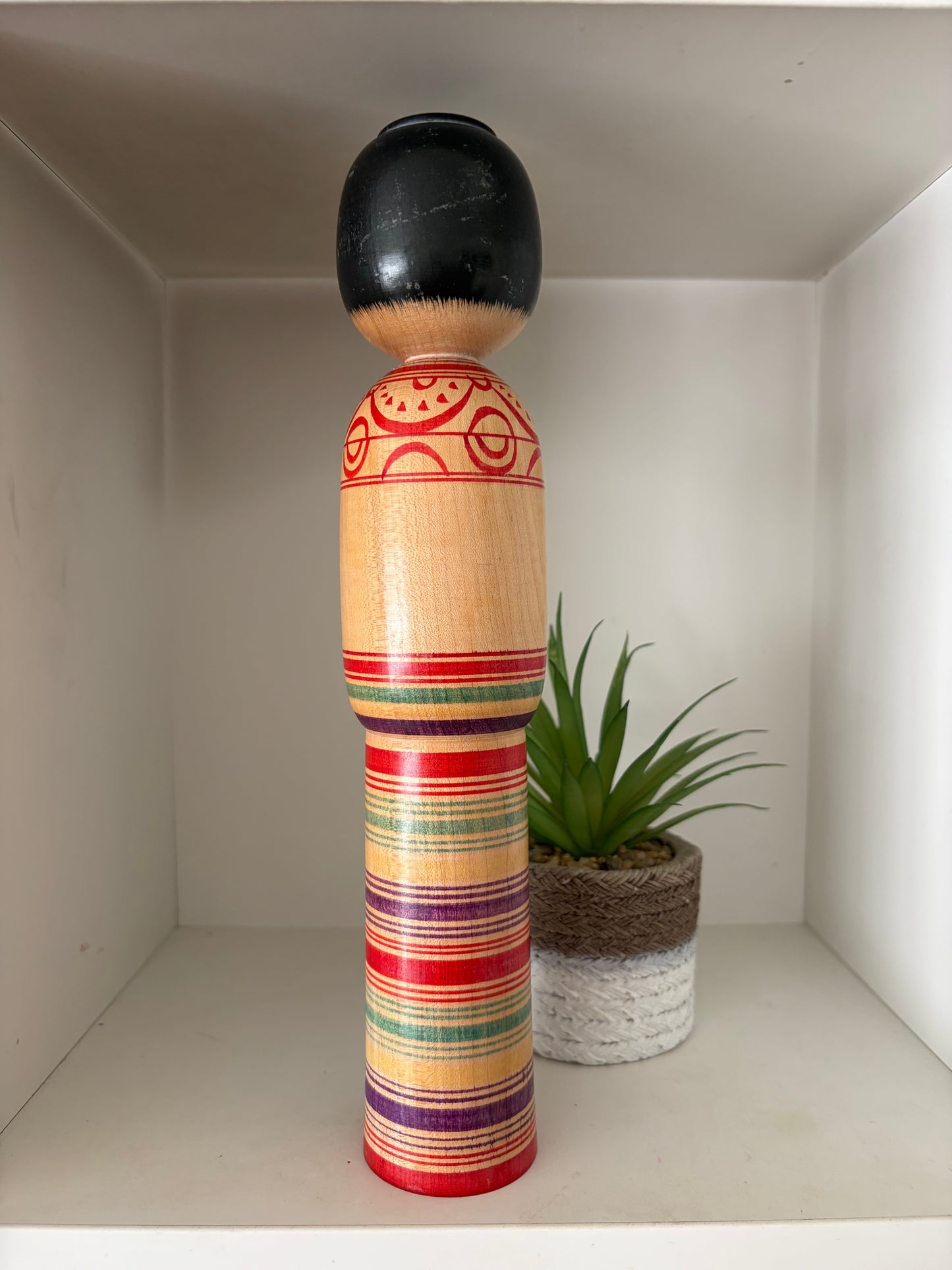 Vintage Tsugaro Kokeshi by Okuse Tetsunori (1940-1992)