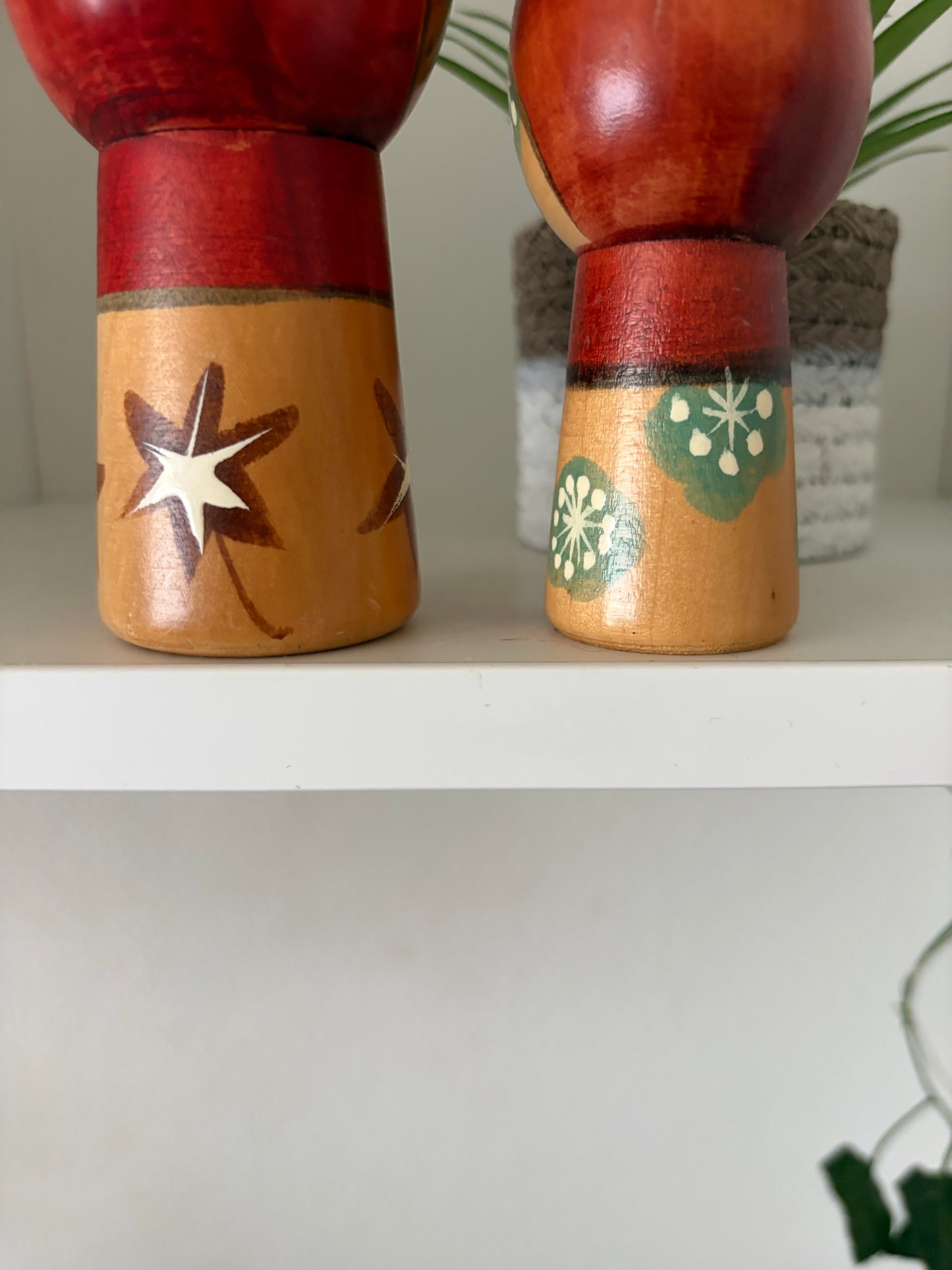 Vintage set creative kokeshi by Hajime Miyashita (1940-)