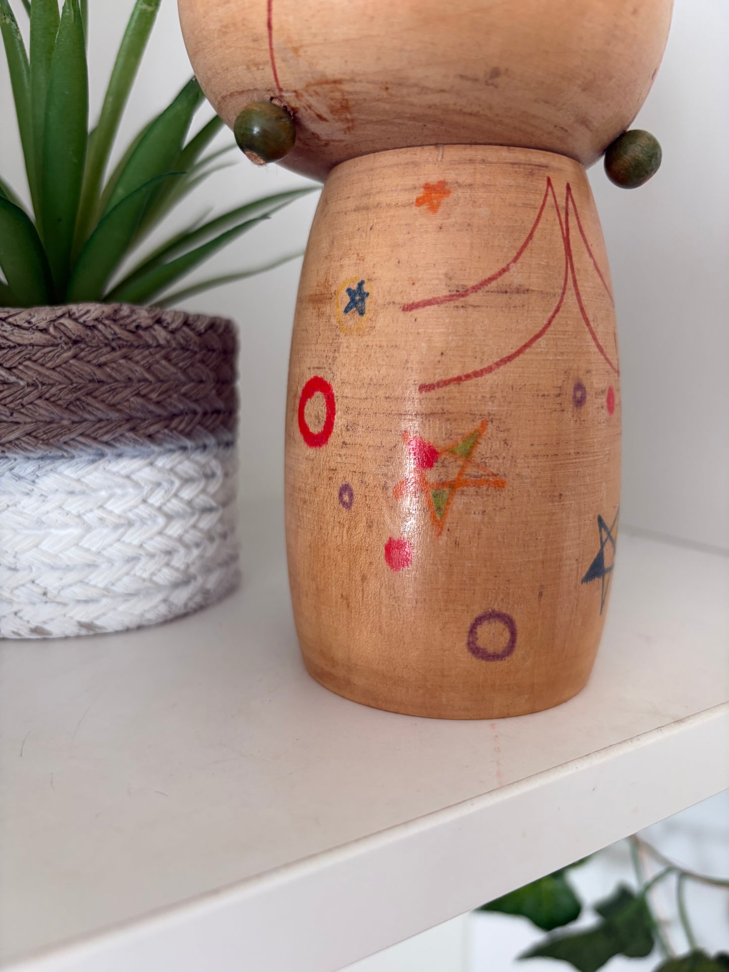 Rare Vintage Creative Kokeshi By Hiroe Fukushima