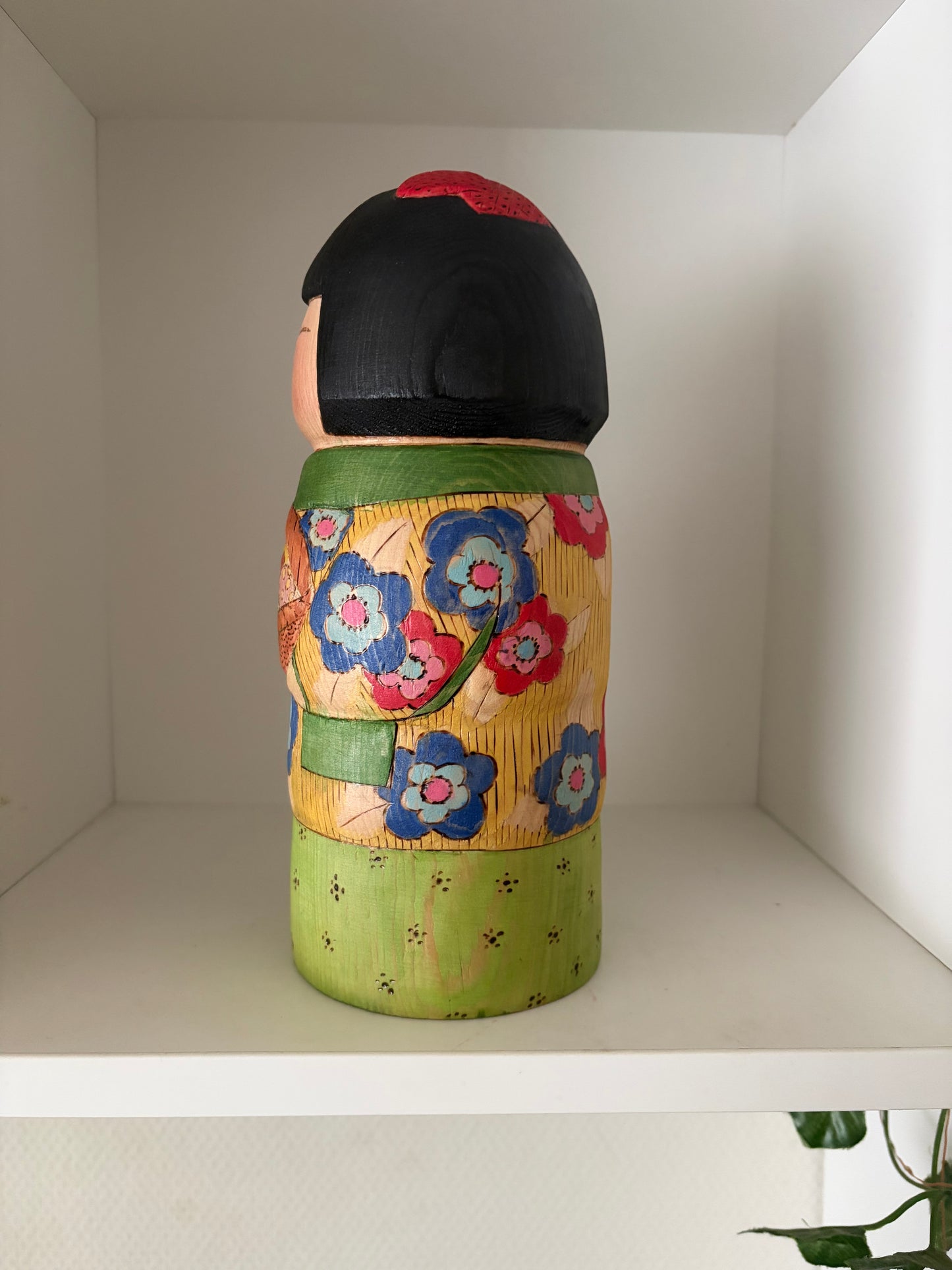 Modern Sosaku kokeshi by Yuko Yamazaki is part of her Easter Series - With box