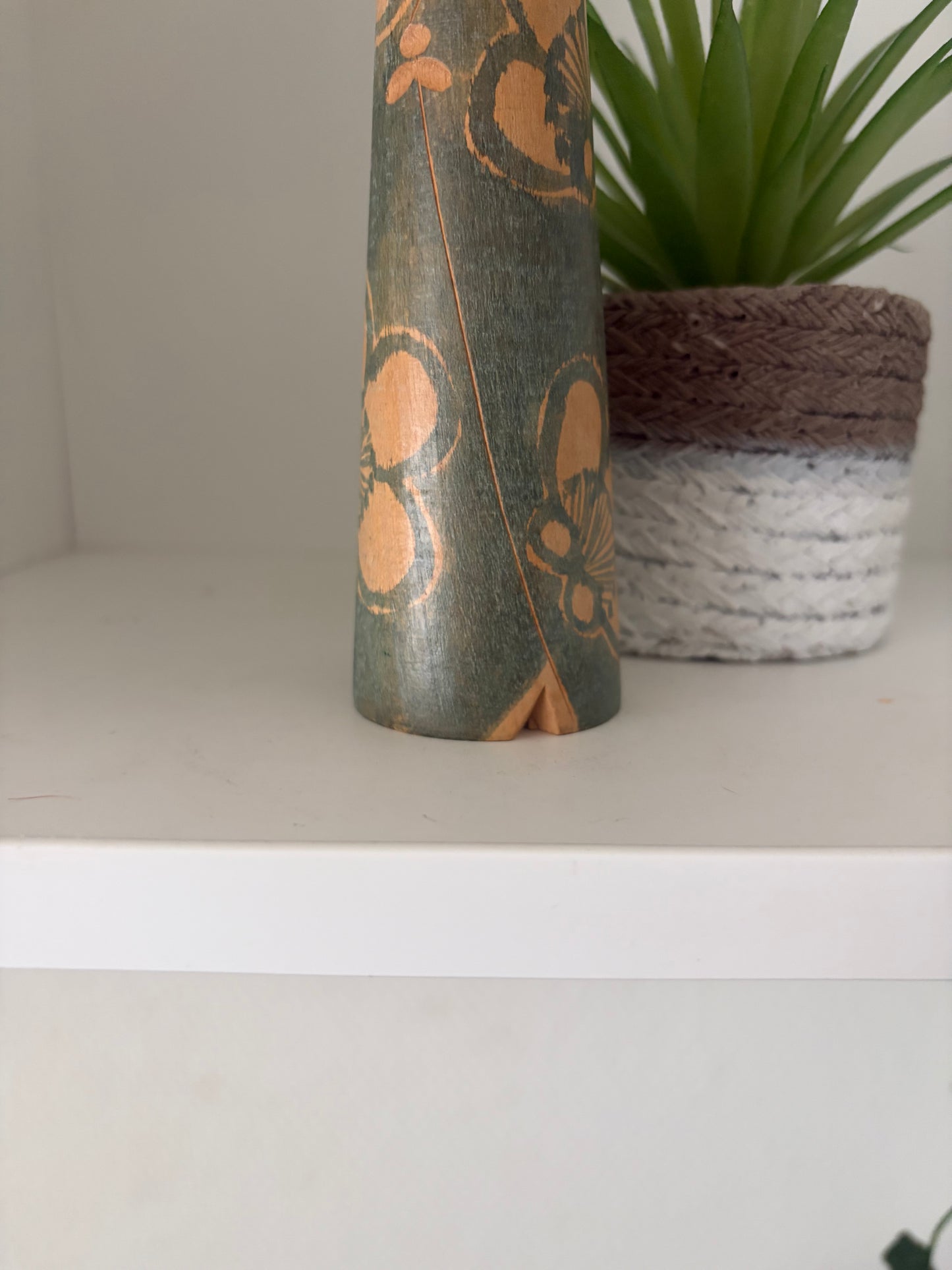 Vintage creative kokeshi by Issetsu Kuribayashi (1924-2011)