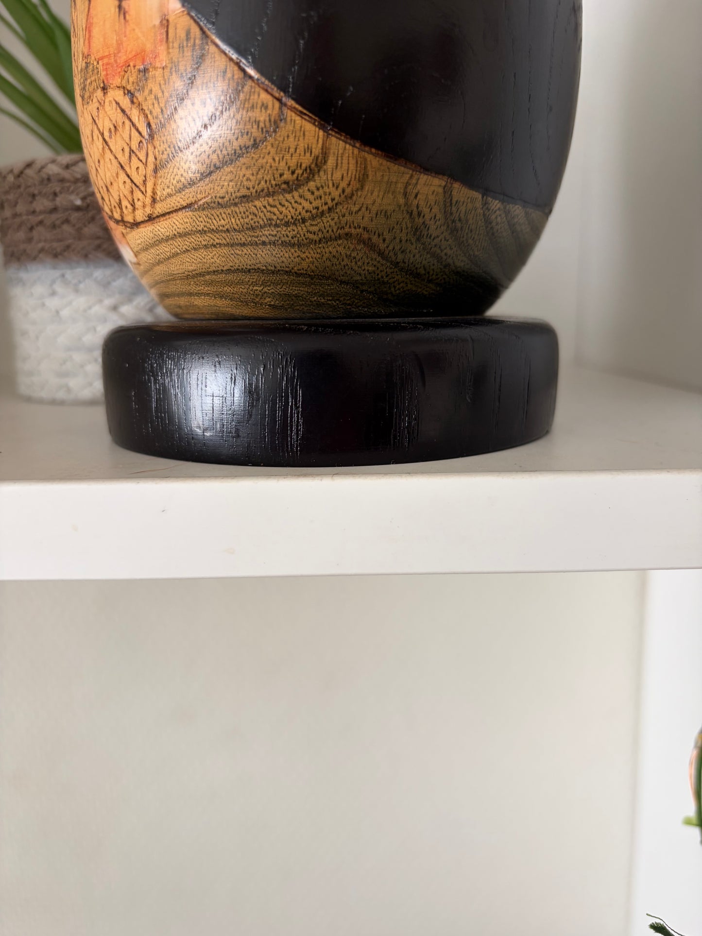 Vintage creative kokeshi by Hajime Miyashita(1940-)