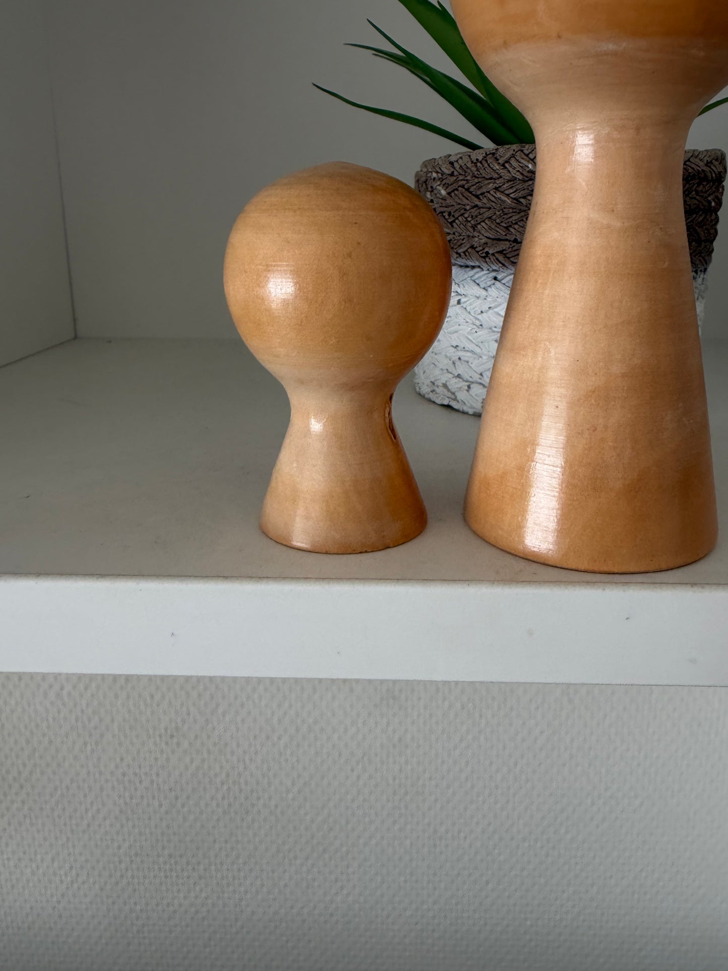 Vintage Sosaku kokeshi by Yajima Suiho (1915-) Mother and child
