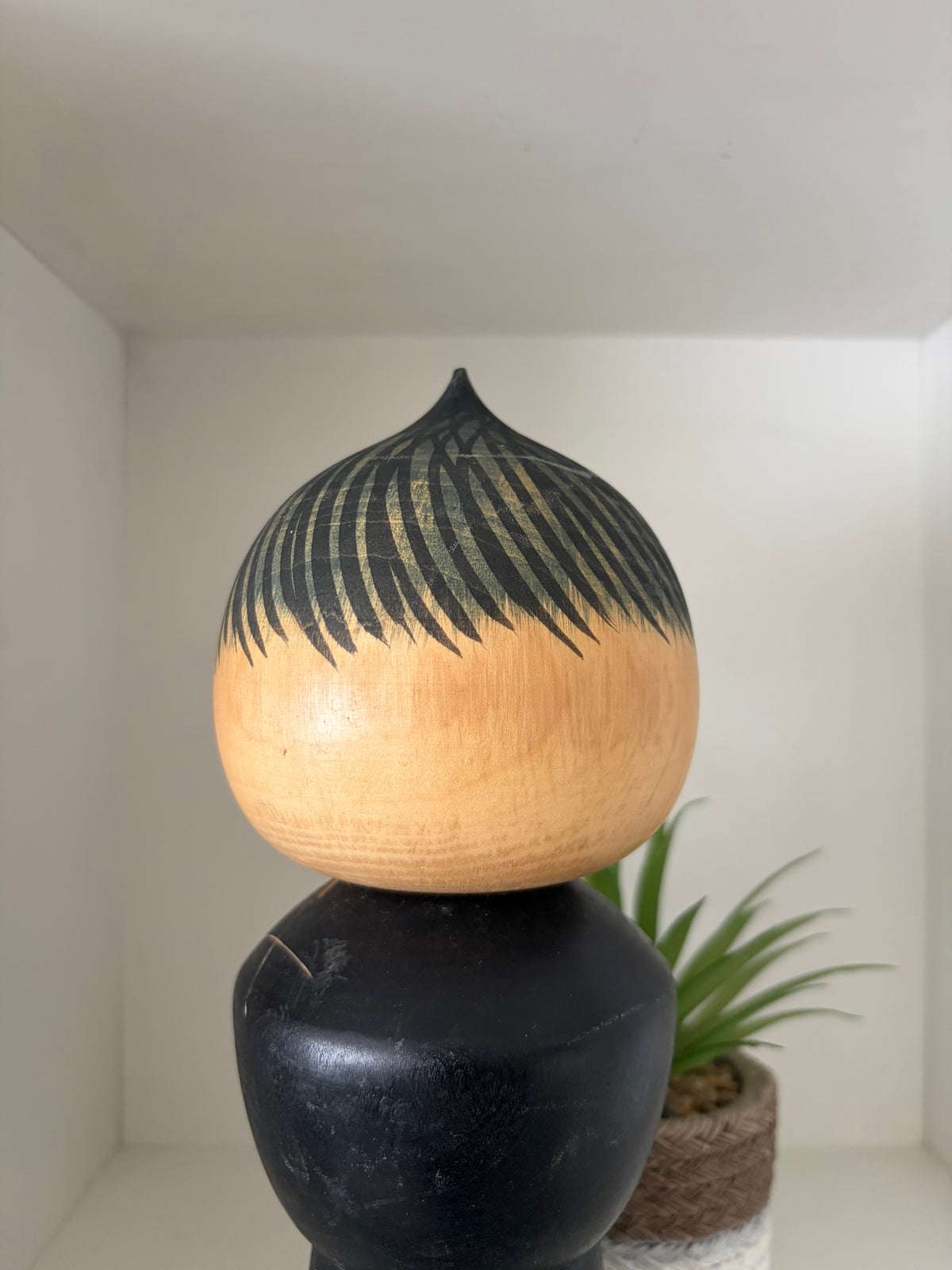 Rare Creative kokeshi made by Yuji Kawase (1918-2002) - BIG version