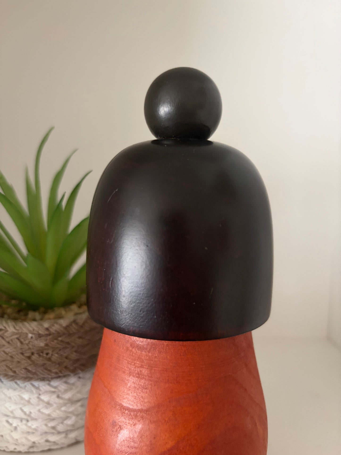 Vintage Gumma Kokeshi By Kazuo Takamizawa (1927-)