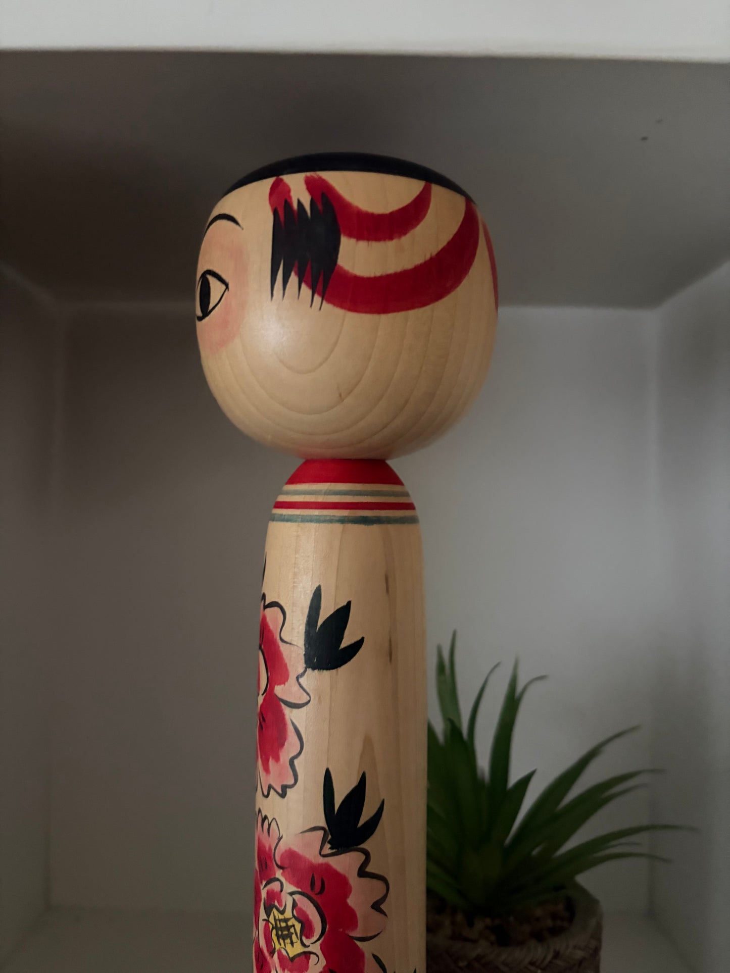 Rare Nakanosawa kokeshi by Honda Hiroshi（1934～2011）