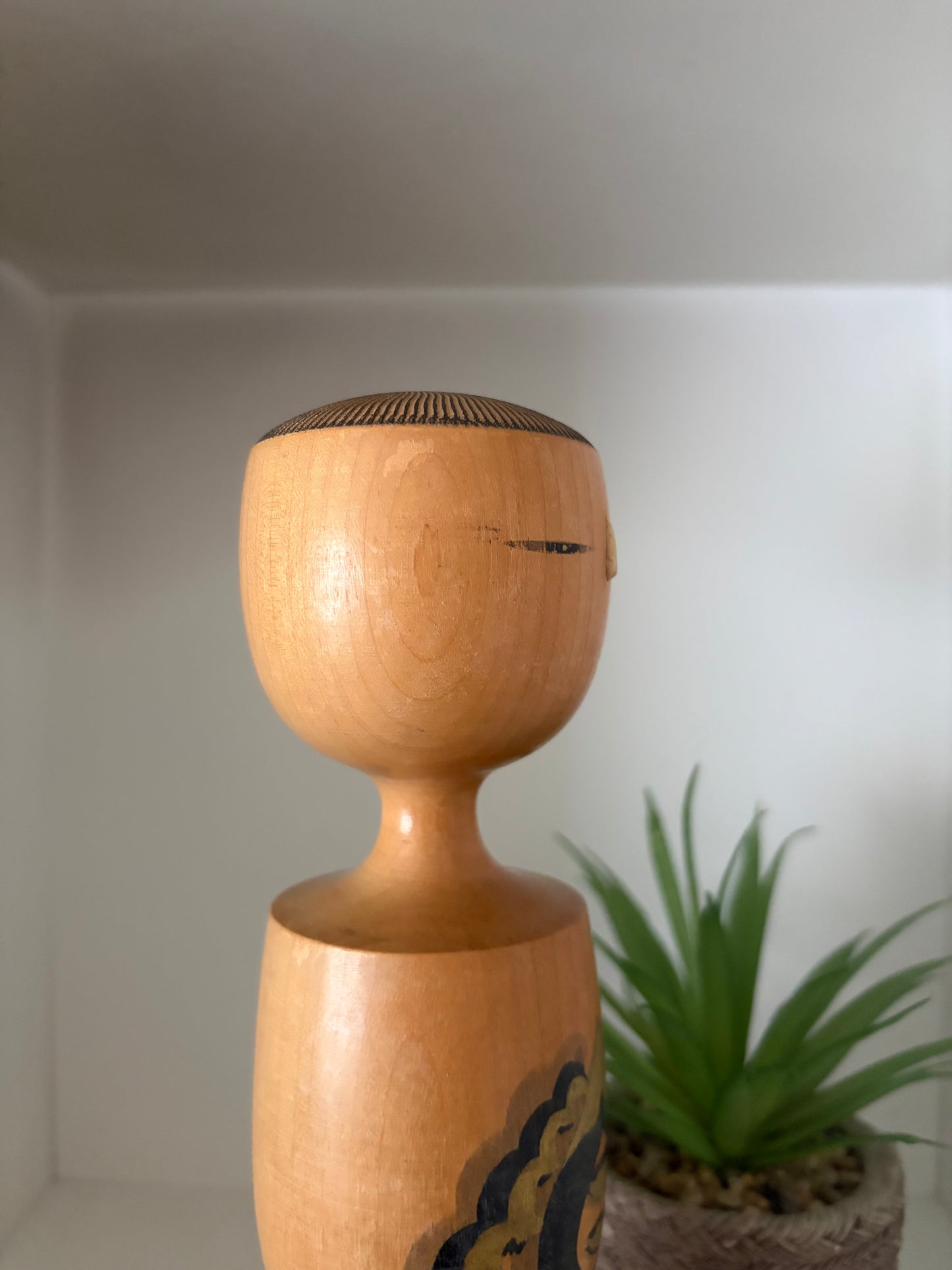 Rare Vintage Creative Kokeshi by Fukuju Yusa (1930-2001)