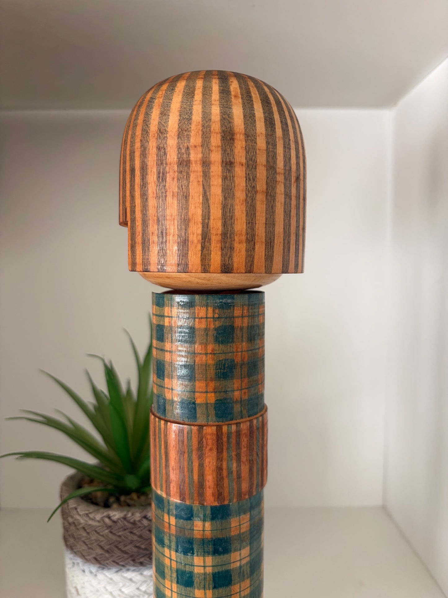 Rare vintage Sosaku kokeshi by Sansaku Sekiguchi (1925-2018)