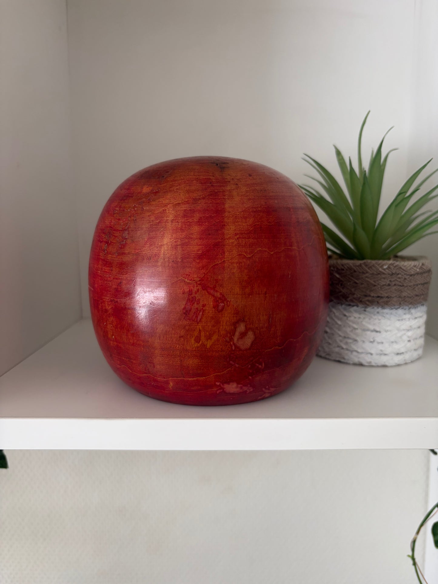 Big massive vintage Daruma kokeshi by Shogo Shinkai