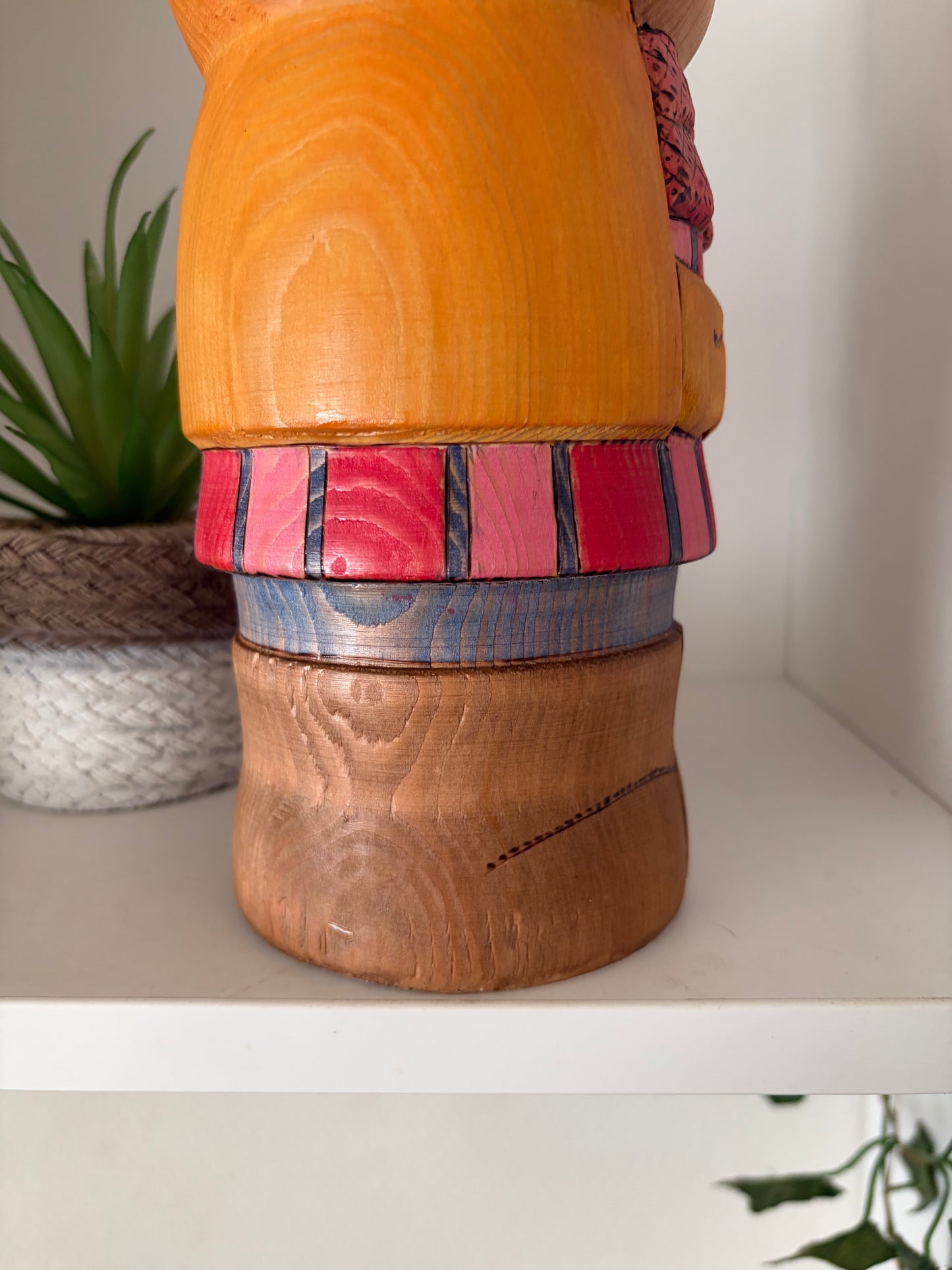 Modern Sosaku kokeshi by Yuko Yamazaki is part of her Halloween Series - With box
