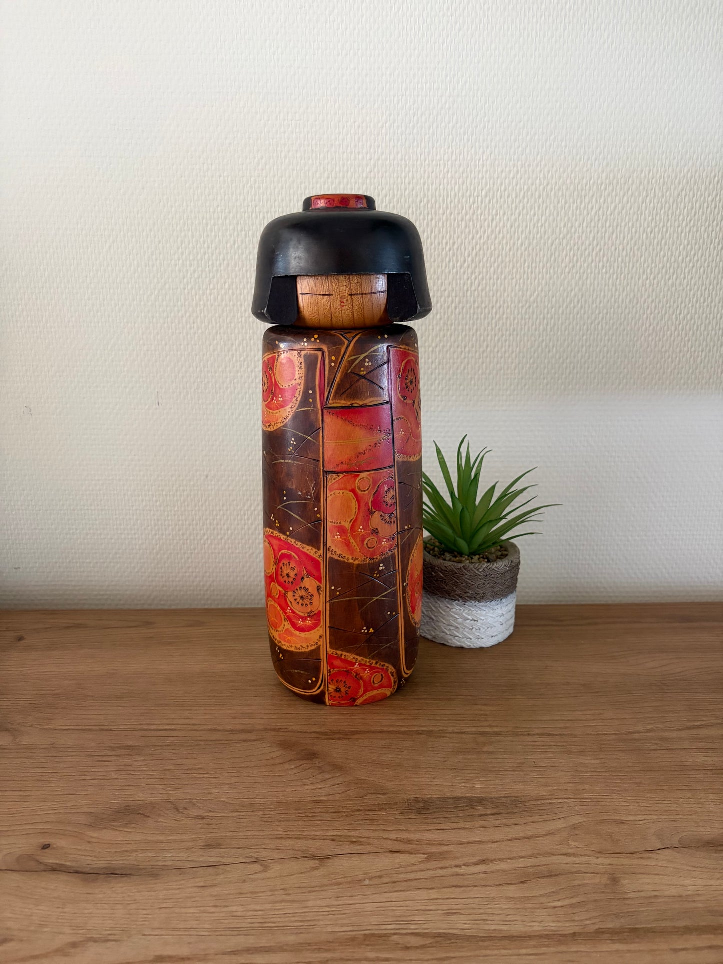 Rare vintage Sosaku kokeshi by Toa Sekiguchi (1942-)