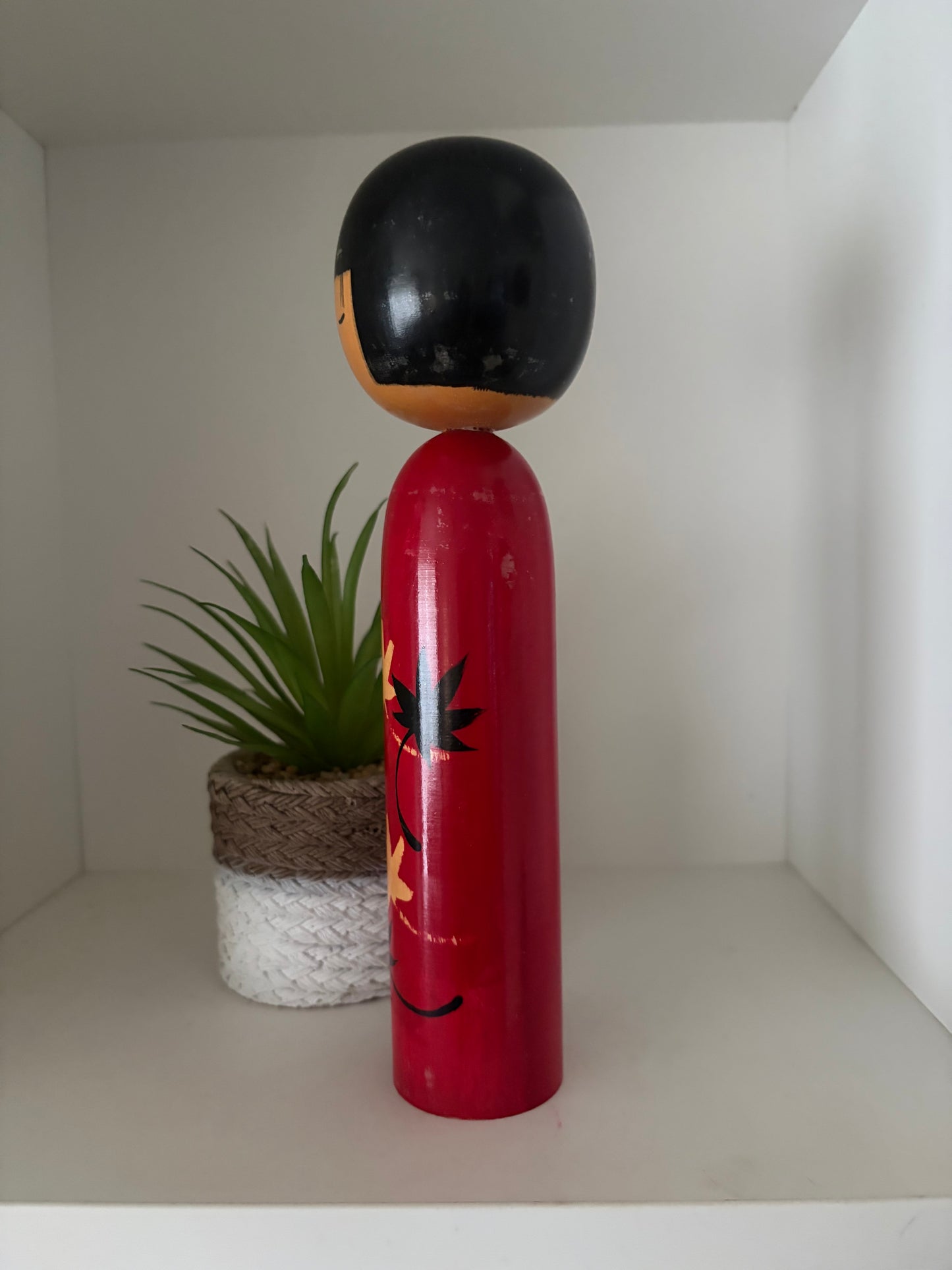 Rare vintage Sosaku kokeshi by Tanaka Harumasa (1916-1966)