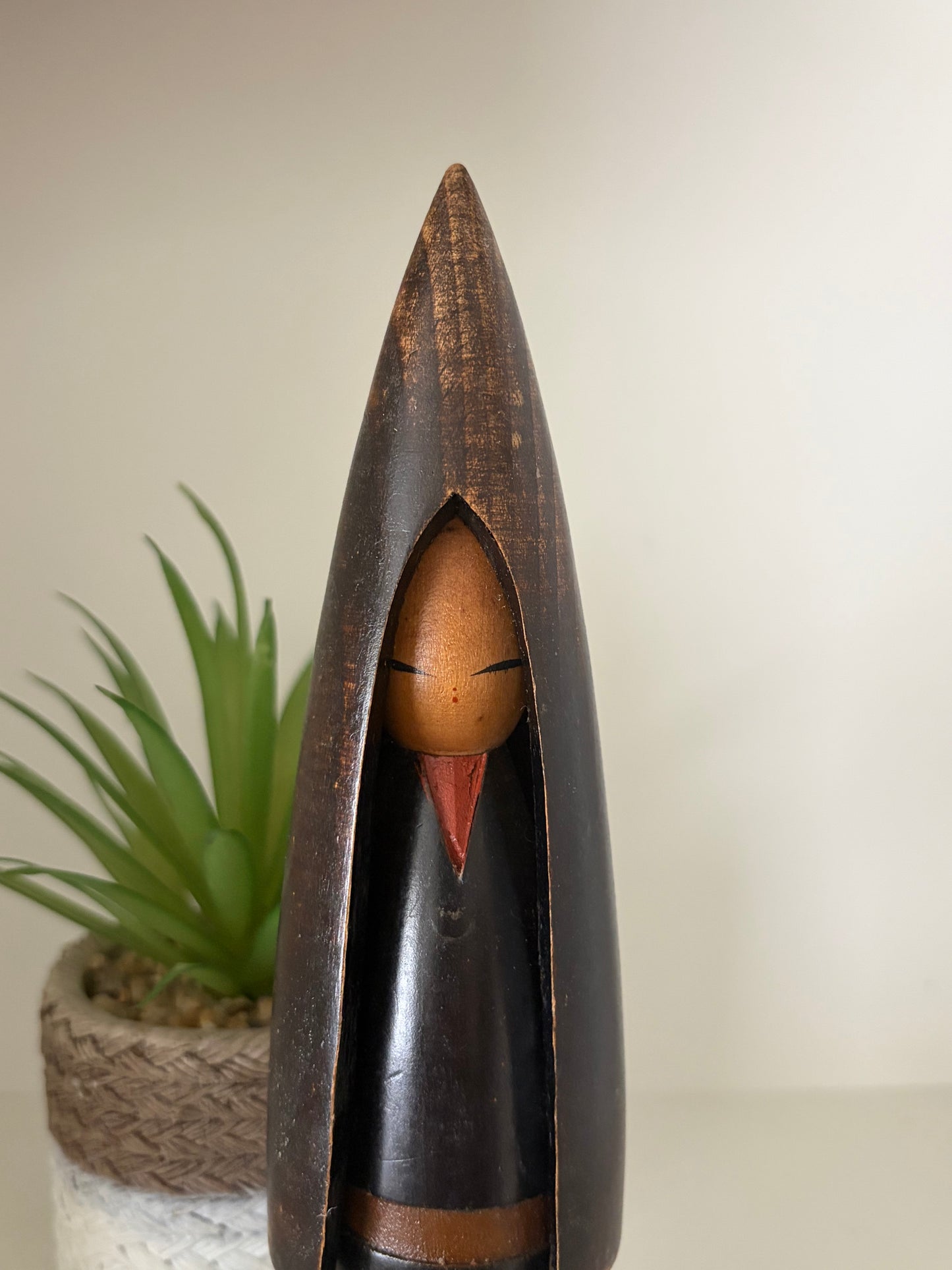 Rare Vintage Sosaku Kokeshi By Shozan Shido (1932-1995)