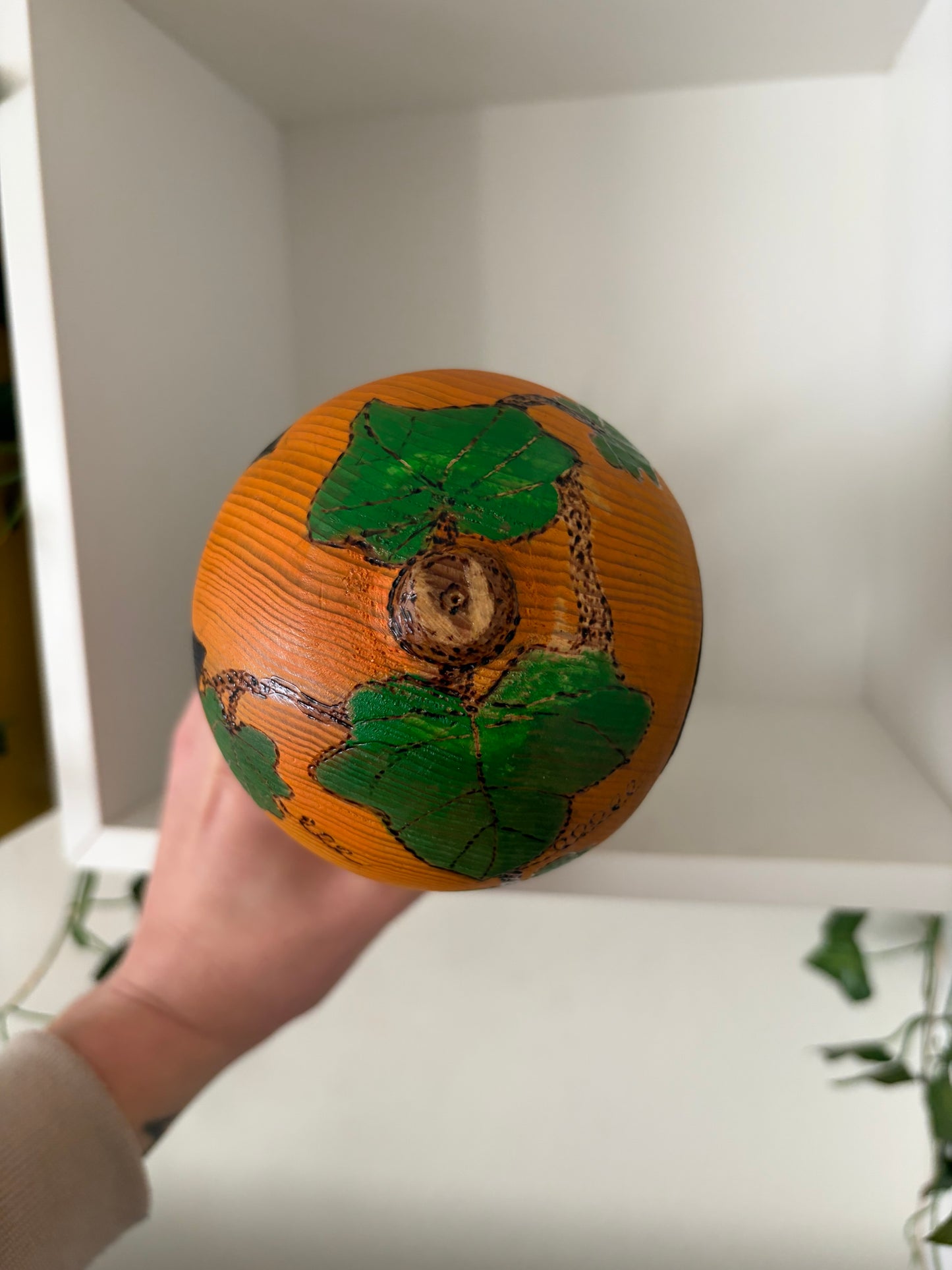 Modern Sosaku kokeshi by Yuko Yamazaki is part of her Halloween Series - With box