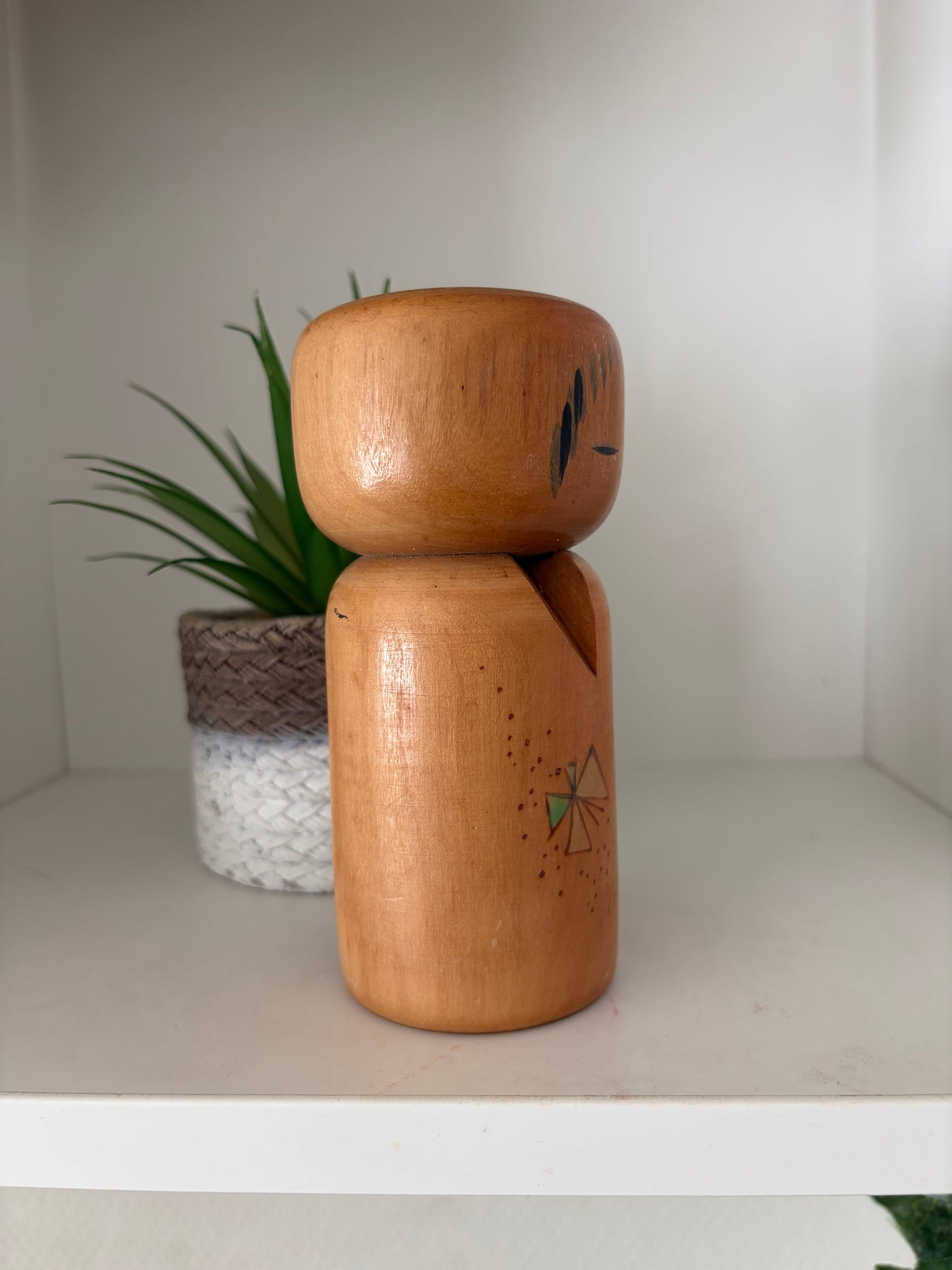Rare Vintage Sosaku kokeshi by Yuji Kawase (1938-)