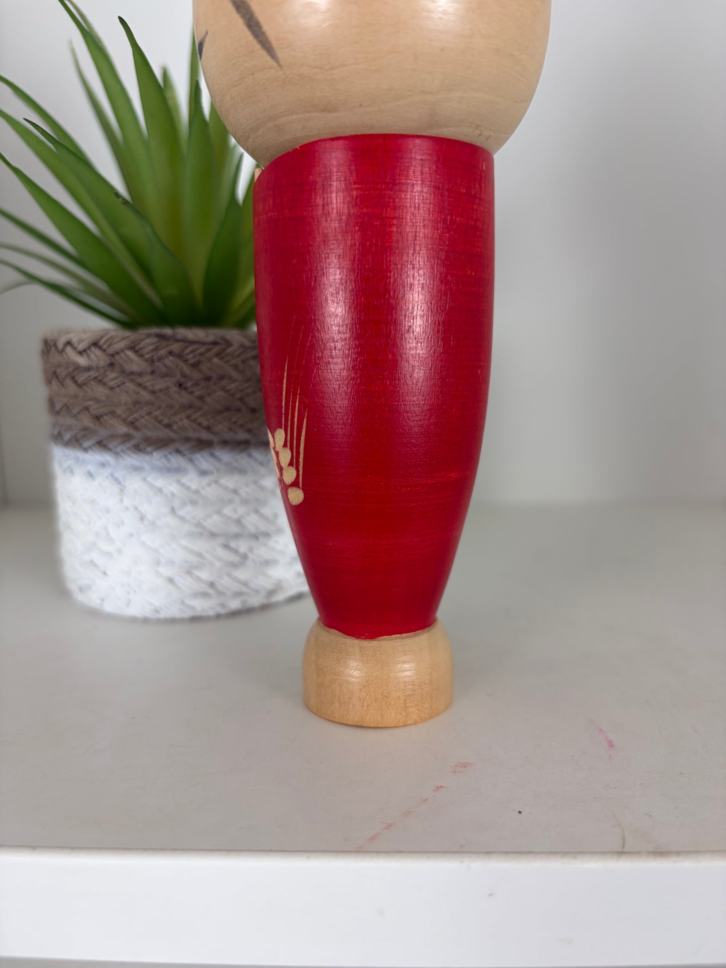 Vintage Sosaku kokeshi by Sato Suigai (1920-)