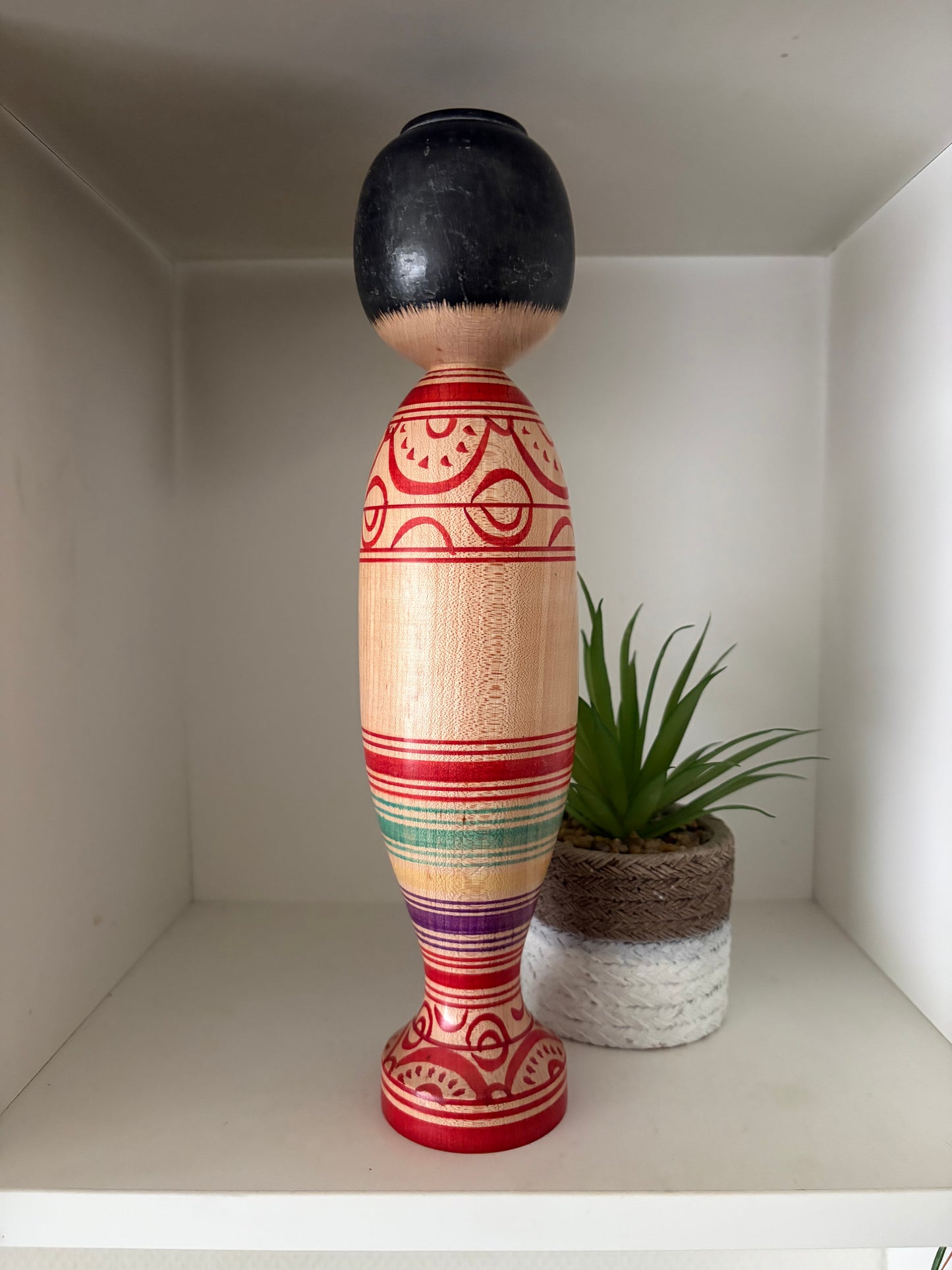 Vintage Tsugaro Kokeshi by Okuse Tetsunori (1940-1992)