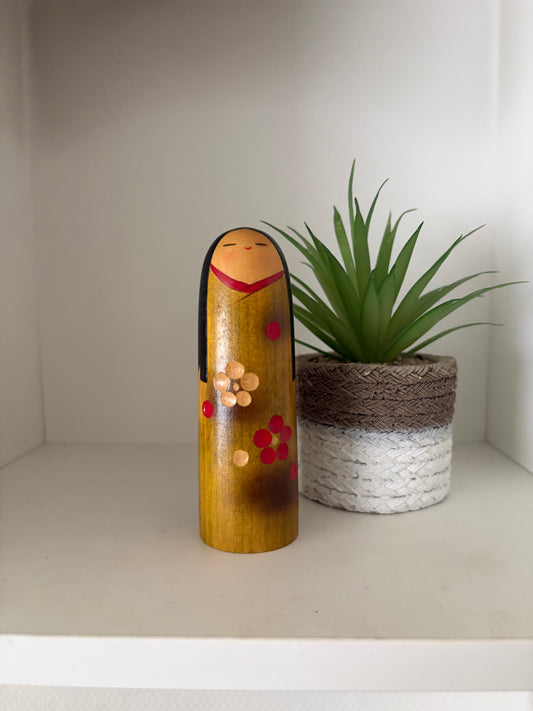 Vintage Sosaku kokeshi bottle opener