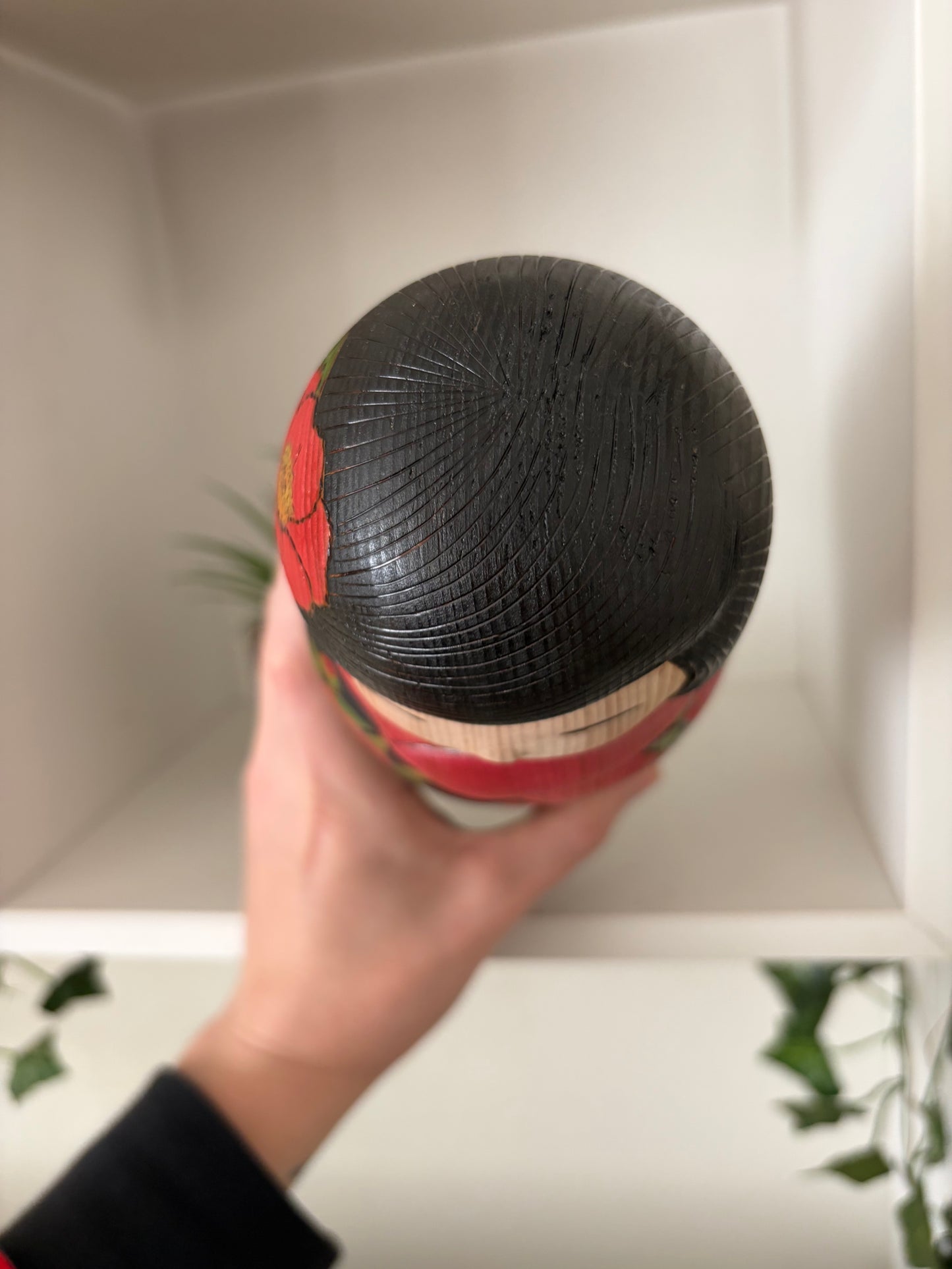 Unique Modern Sosaku kokeshi by Yuko Yamazaki - With box