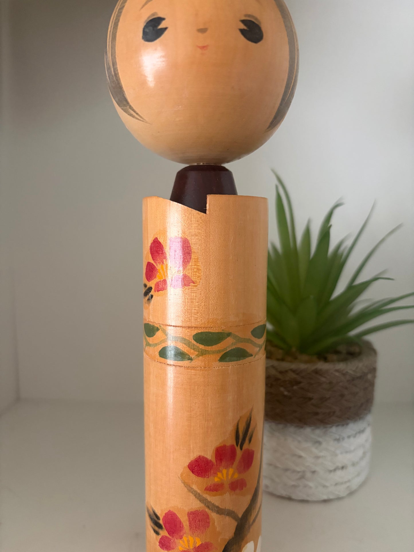 Vintage Sosaku kokeshi by Hosaka Torao