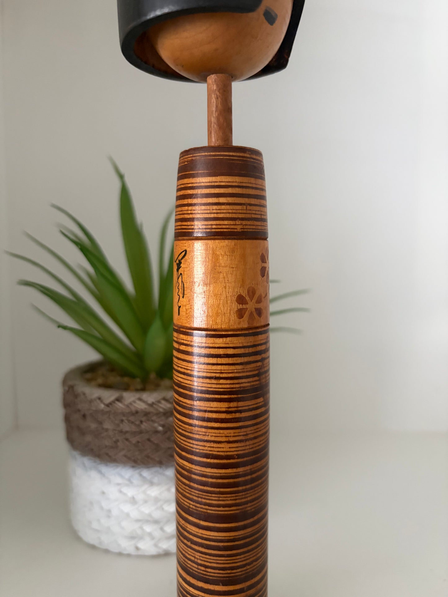 Rare Vintage creative kokeshi by Takanashi Hanpuushi