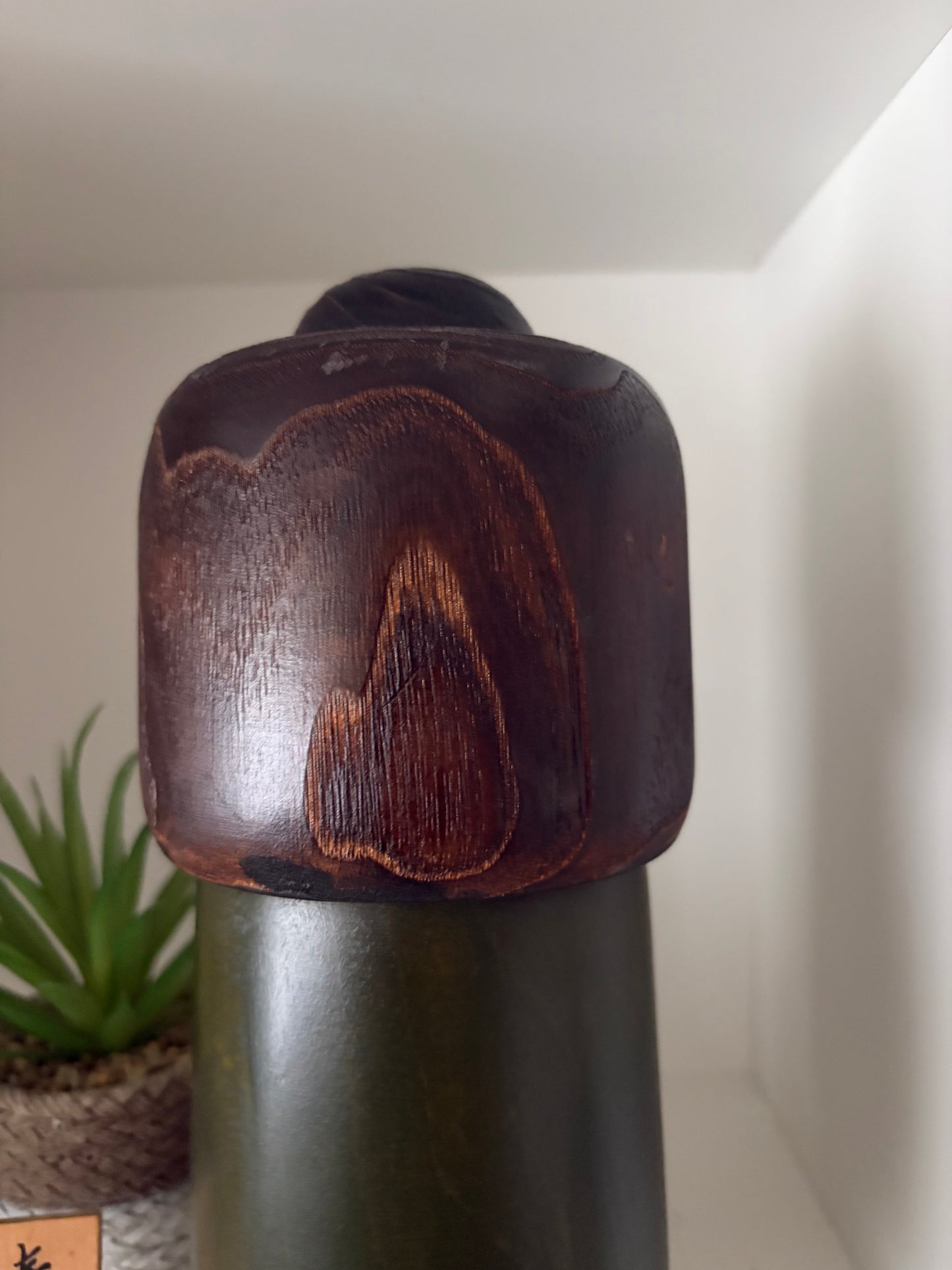 Rare vintage Sosaku kokeshi by Aramaki Kyoho