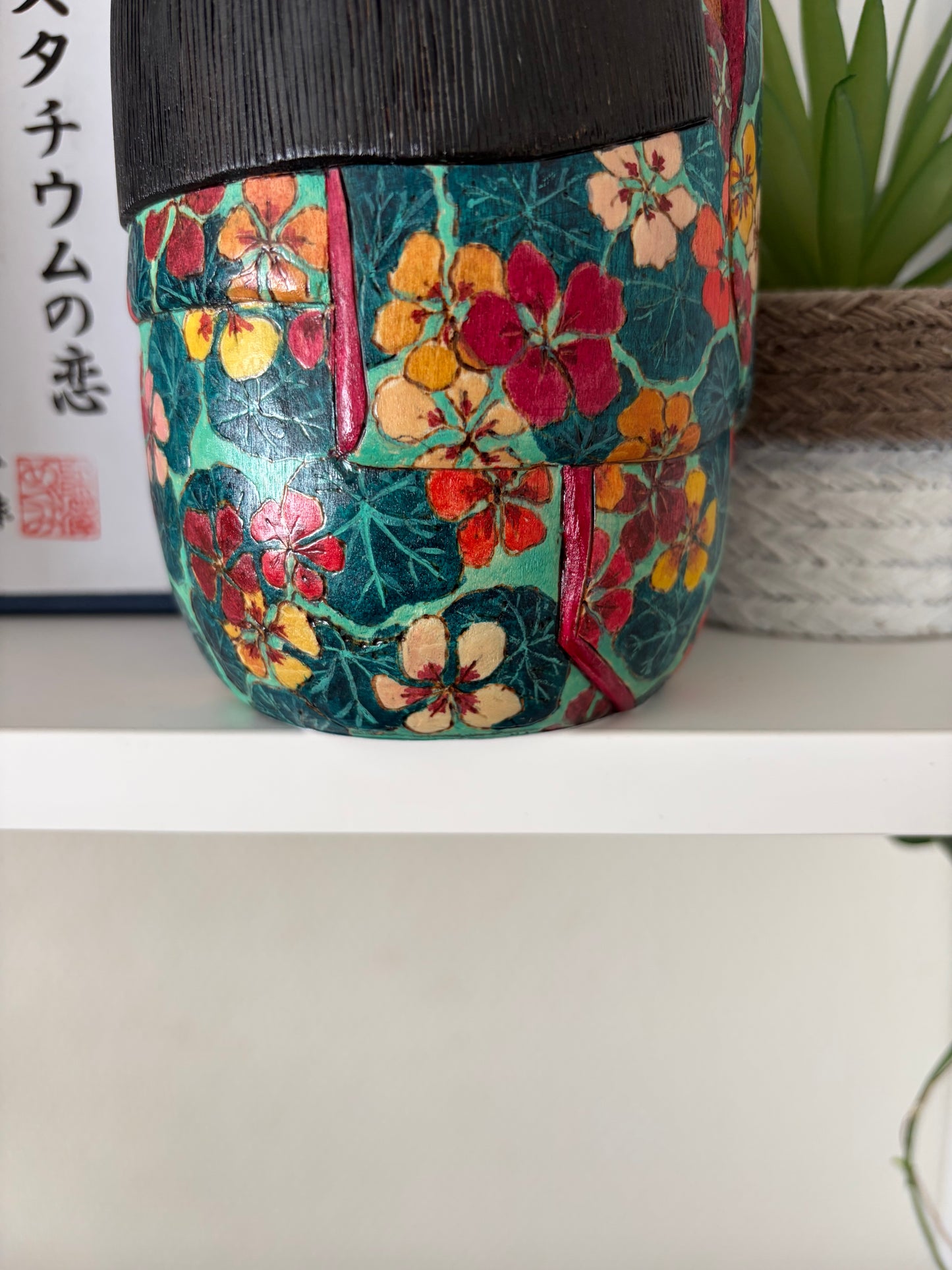 One of a kind Sosaku kokeshi by Megumi Nozawa
