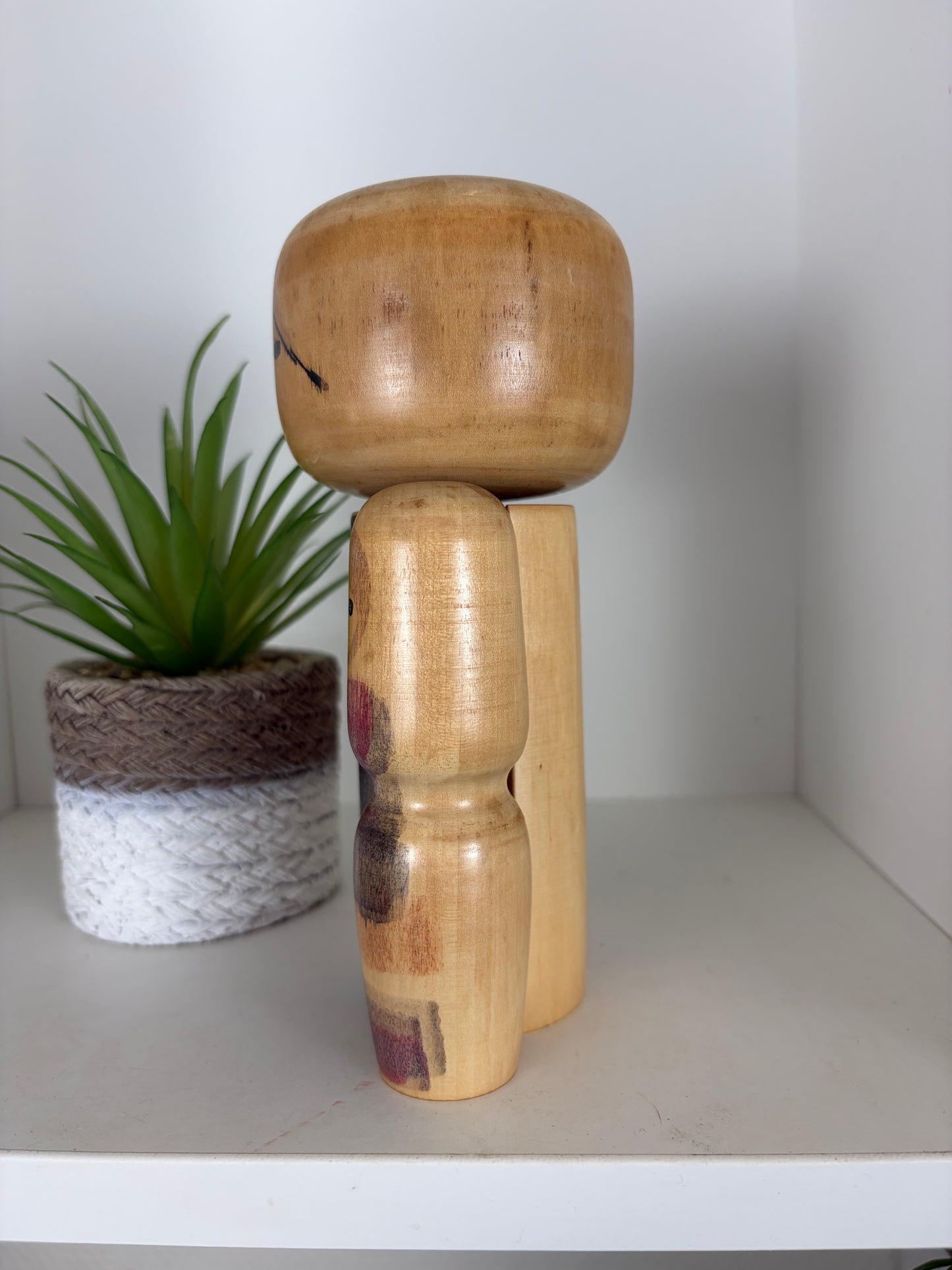 Rare Vintage Creative Kokeshi by renowned artisan Ikuyoshi Yokozuka - Mother and child