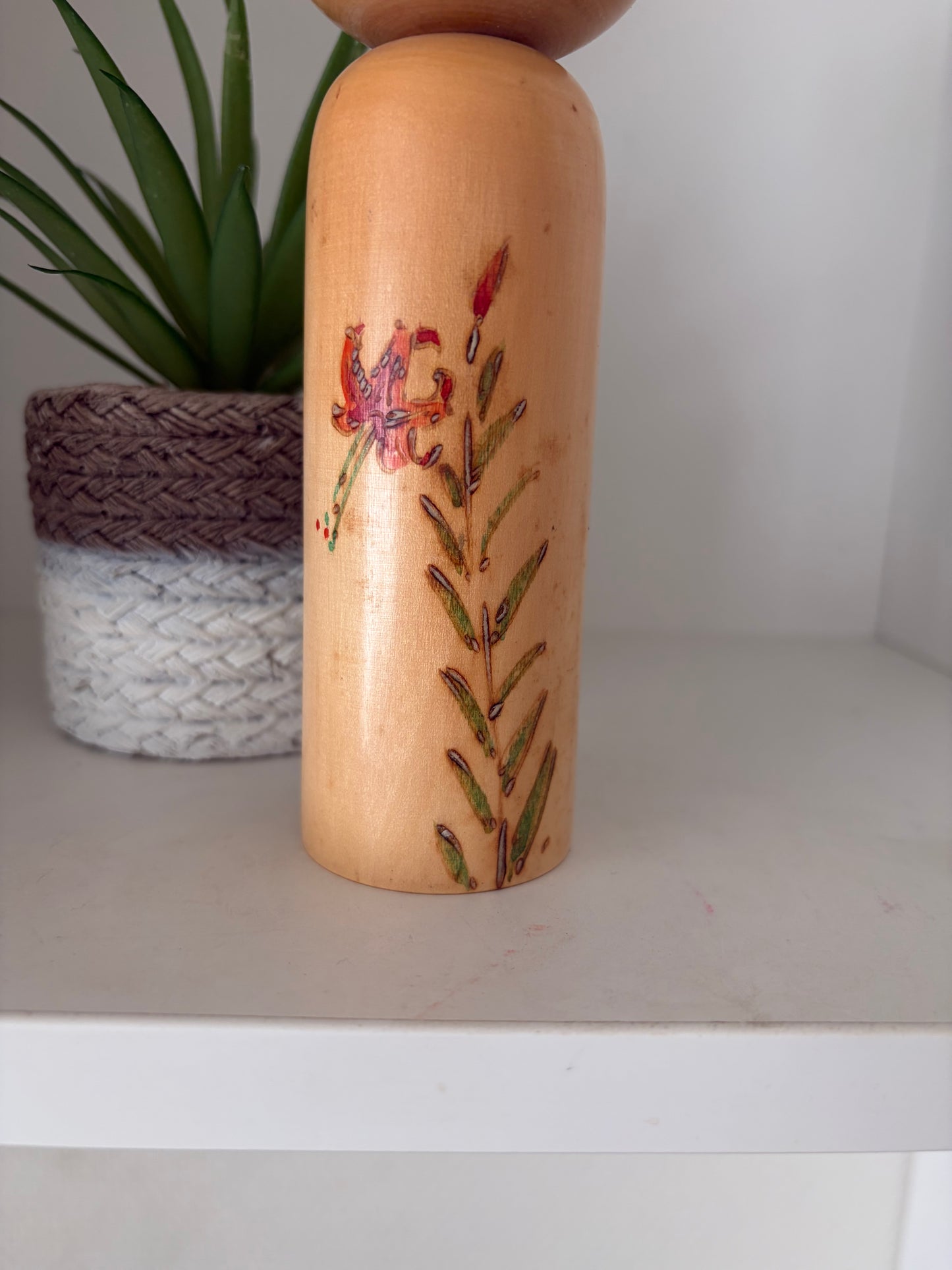 Vintage Creative Kokeshi By Takahashi Akinori (1957-)