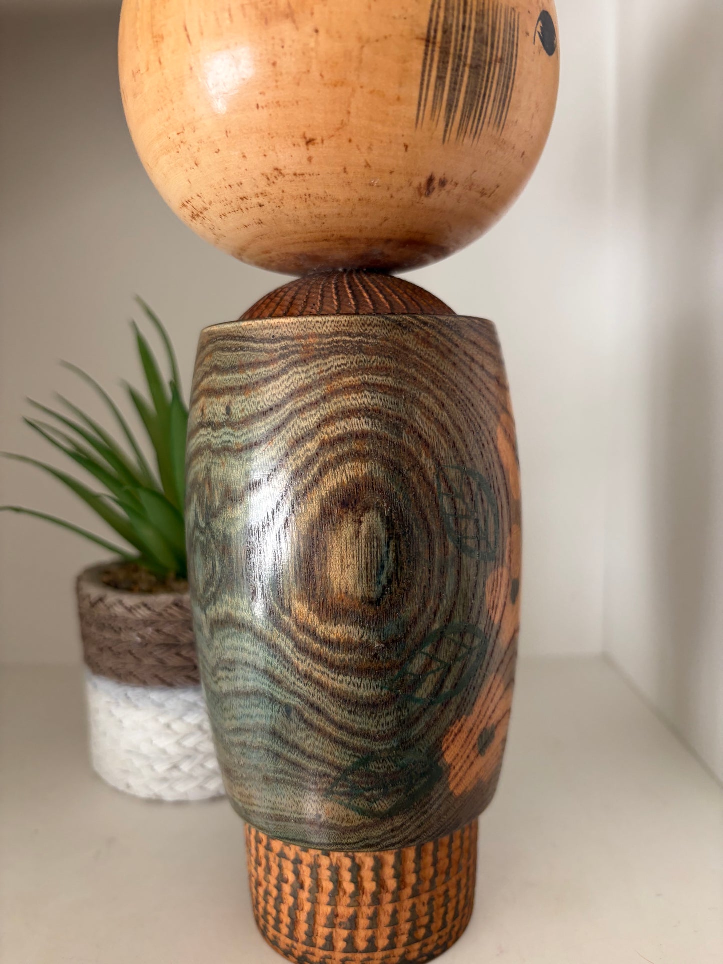 Vintage creative kokeshi by Tamura Noboru